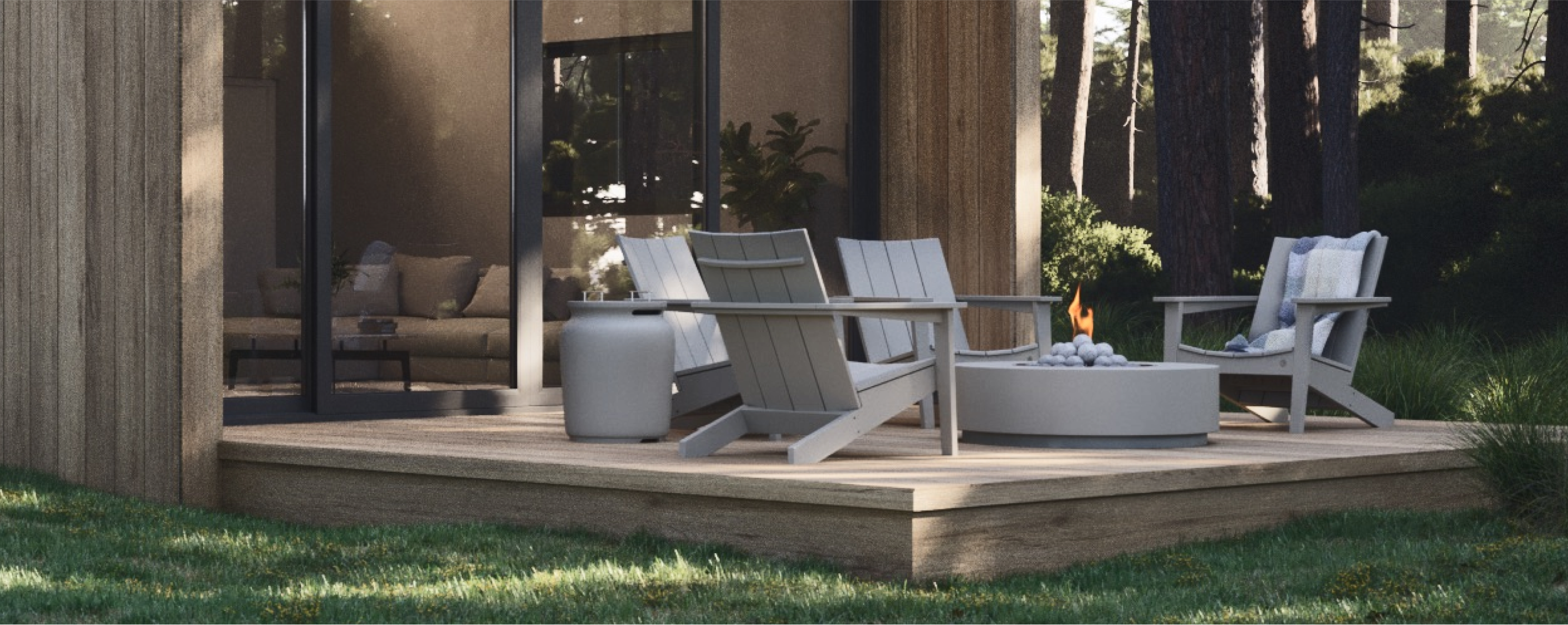 Ascent Adirondack Chair around Fire Pits https://liveouter.com/