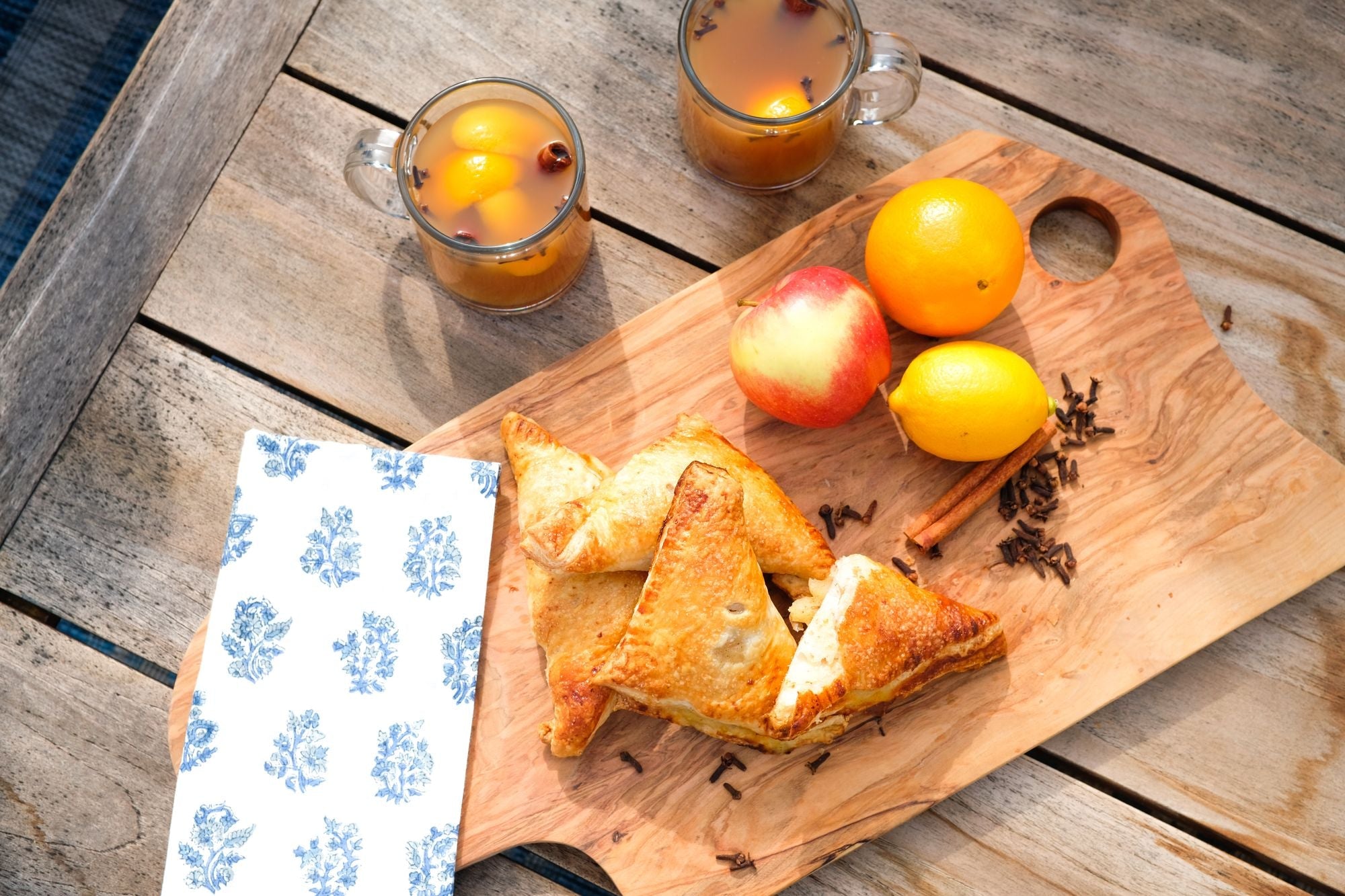 Apple Turnovers and Spiced Cider (Best Enjoyed Outdoors!)
