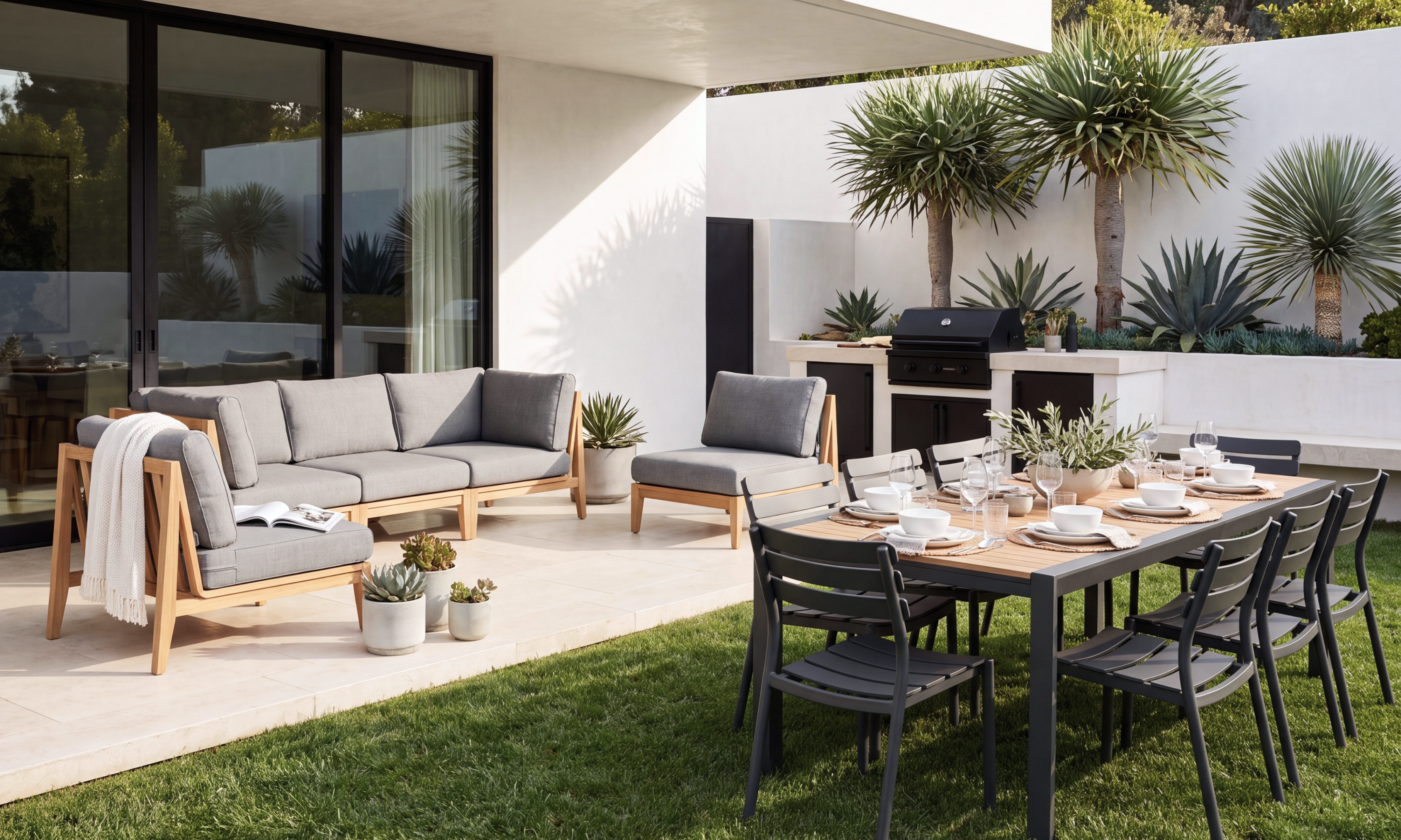 Outdoor Kitchen & Dining Layouts for 8–12 Guests | Outer