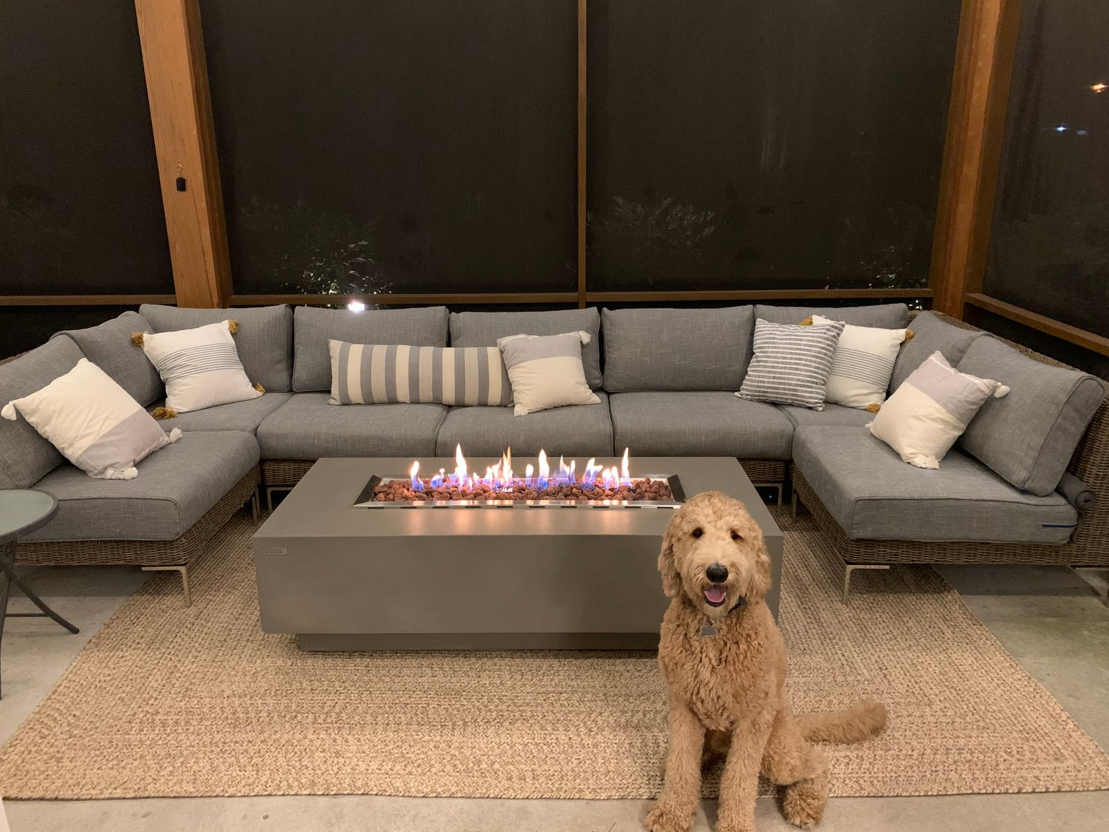wicker sofa around fire pit https://liveouter.com/