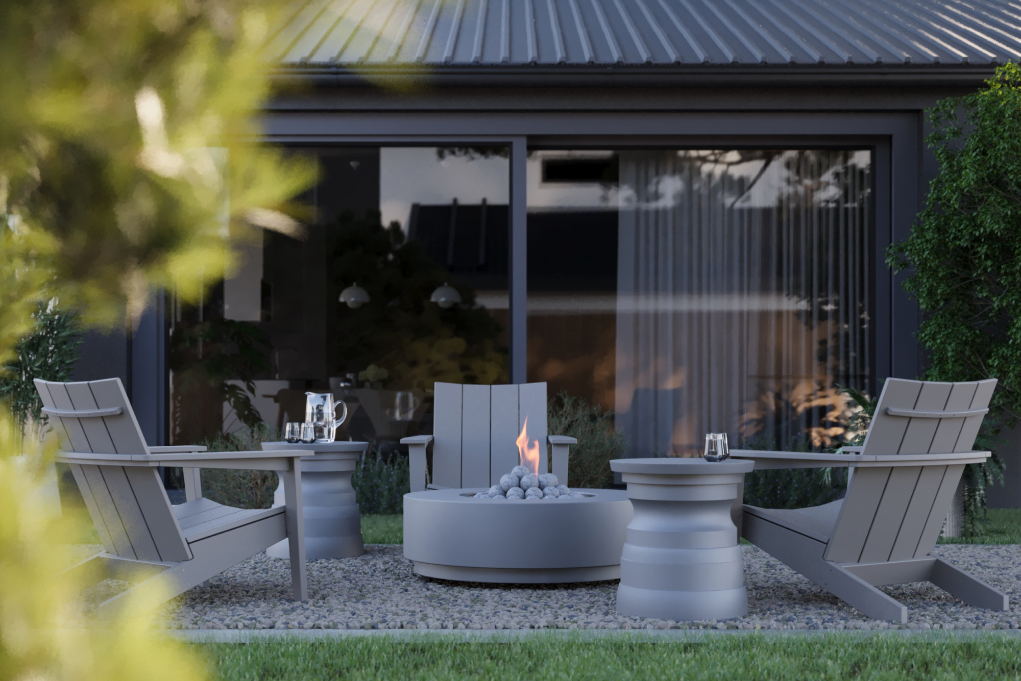 Enduring Beauty, Effortless Comfort: Aluminum Infinity Lounge for Modern Outdoor Living