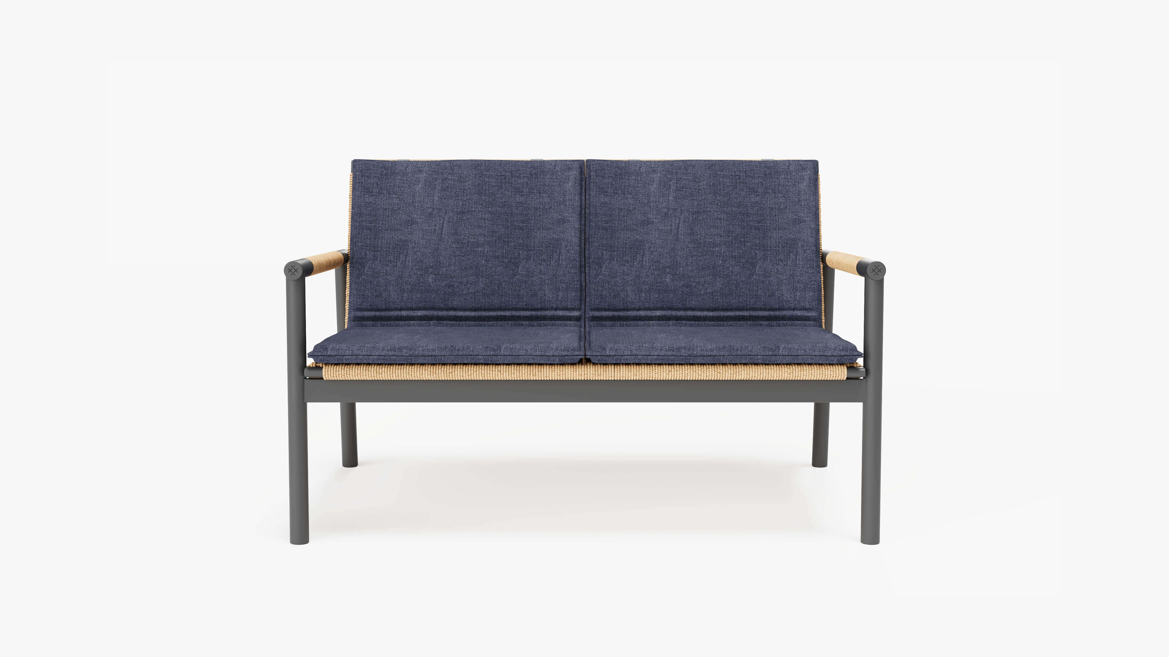 Cushions for Flex Loveseat #color_deep sea navy