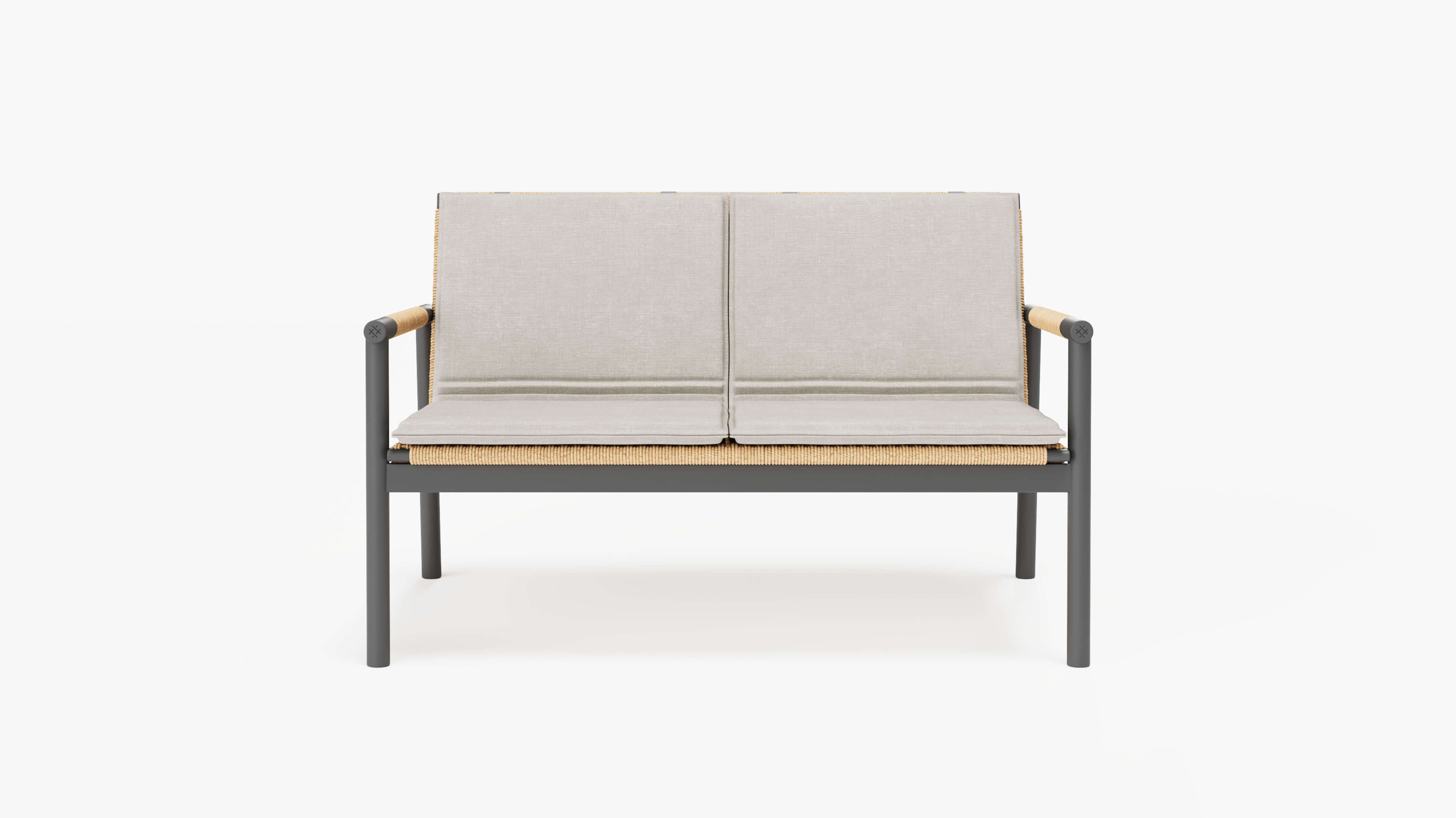 Cushions for Flex Loveseat #color_sandstone gray