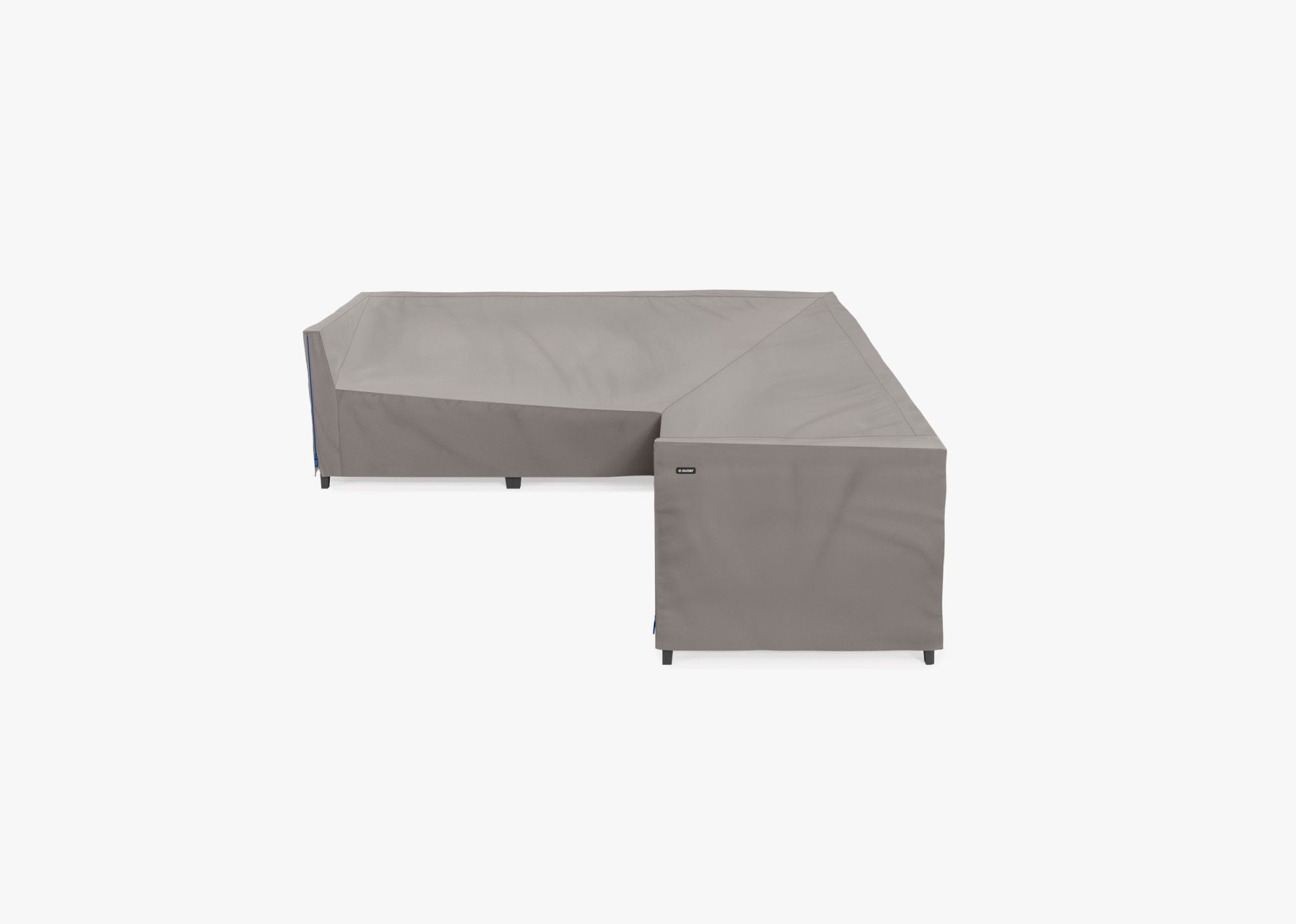 Cover for Aluminum Corner Sectional - 5 Seat, left 3/4. Protect your Outer seating from rain, dirt, and snow. #title_default title