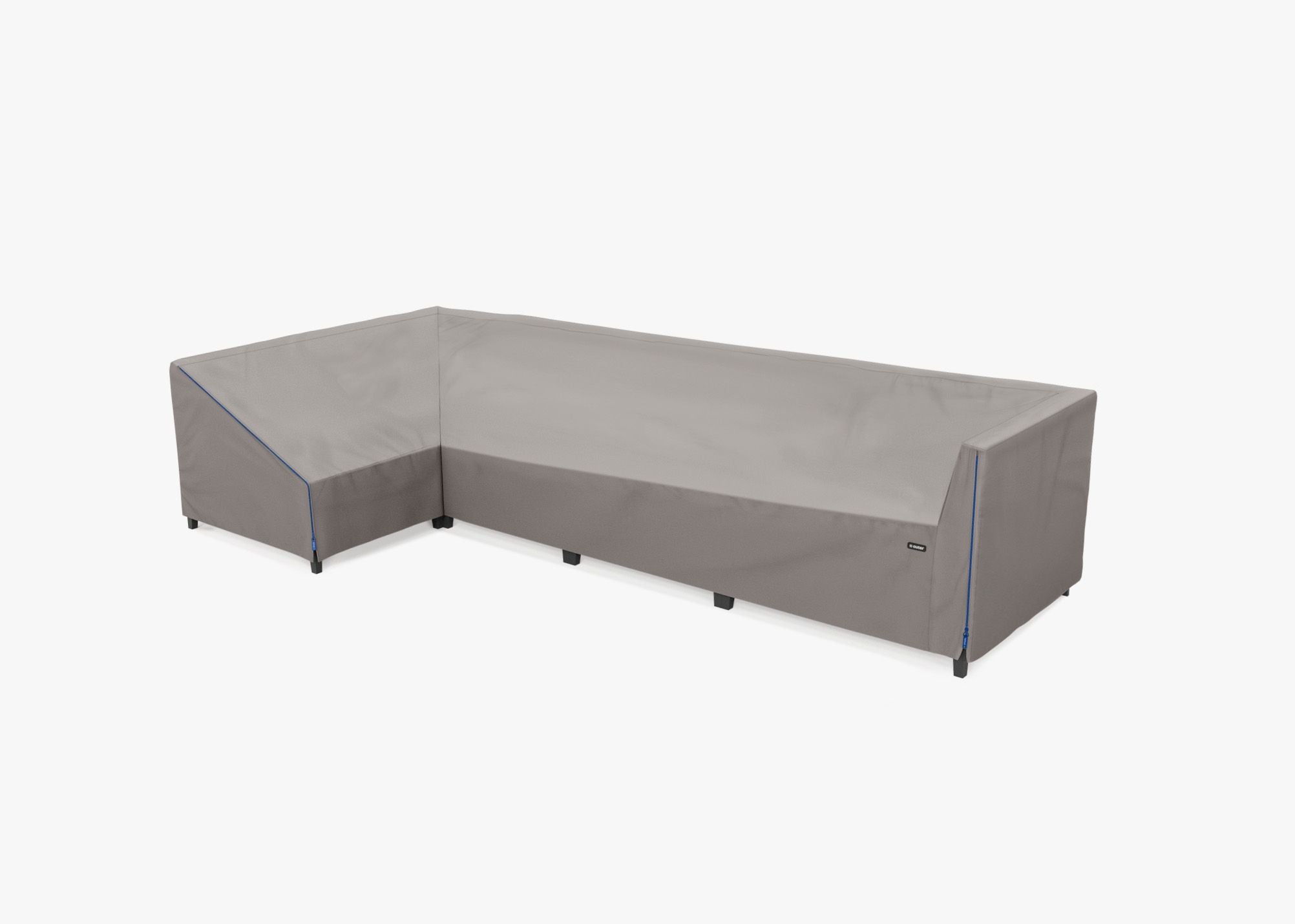 Cover for Aluminum L Sectional - 5 Seat - Right, left 3/4. Protect your Outer seating from rain, dirt, and snow. #title_default title