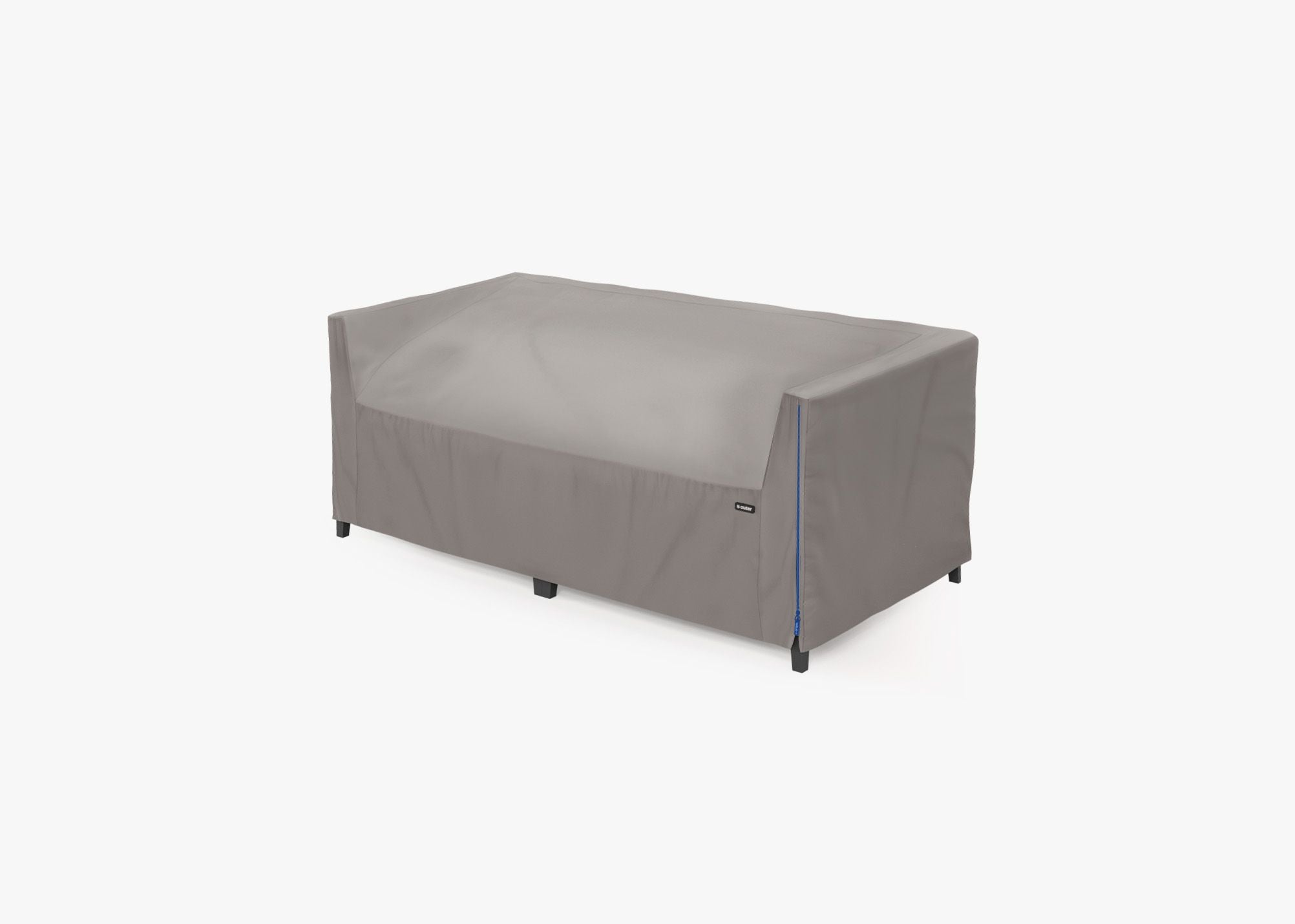 Cover for Aluminum Loveseat, left 3/4. Protect your Outer seating from rain, dirt, and snow. #title_default title