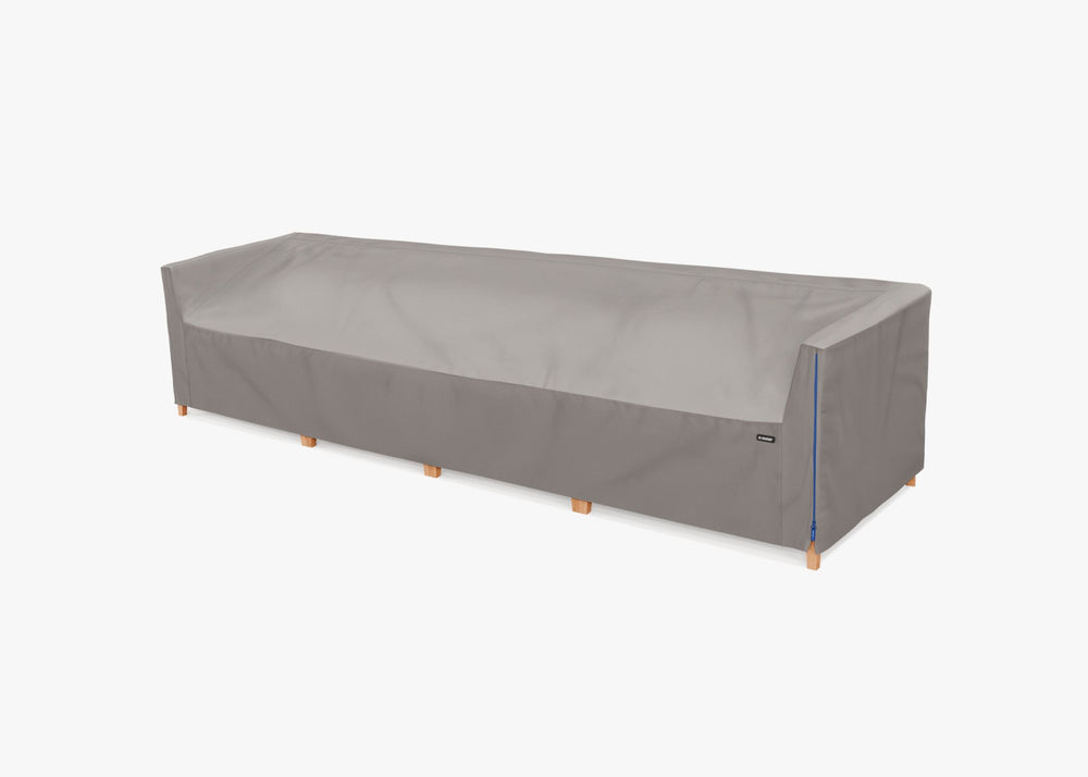 Cover for Teak Sofa - 4 Seat, left 3/4. Protect your Outer seating from rain, dirt, and snow. #title_default title