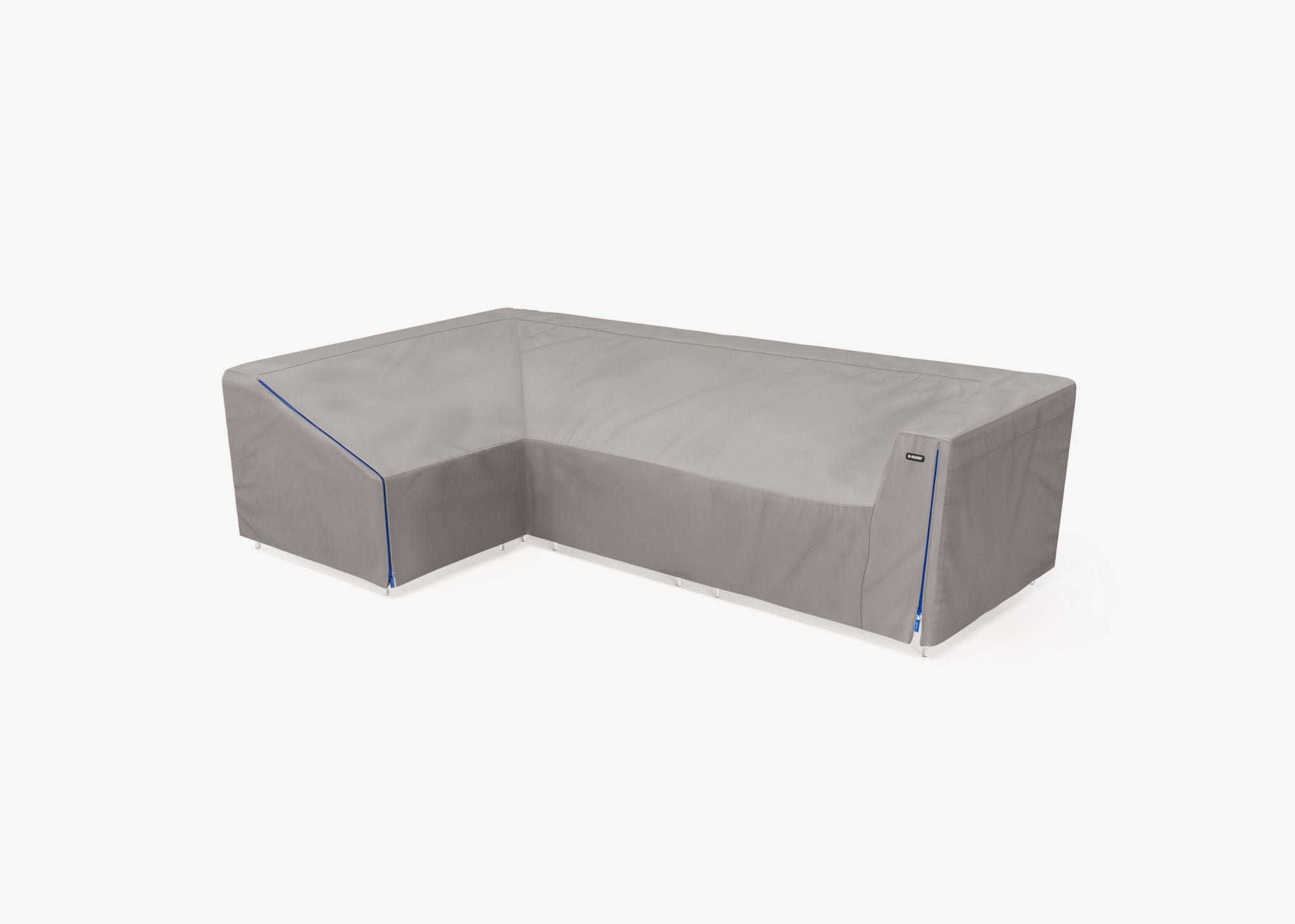 Cover for Wicker L Sectional - 4 Seat - Right, left 3/4. Protect your Outer seating from rain, dirt, and snow. #title_default title