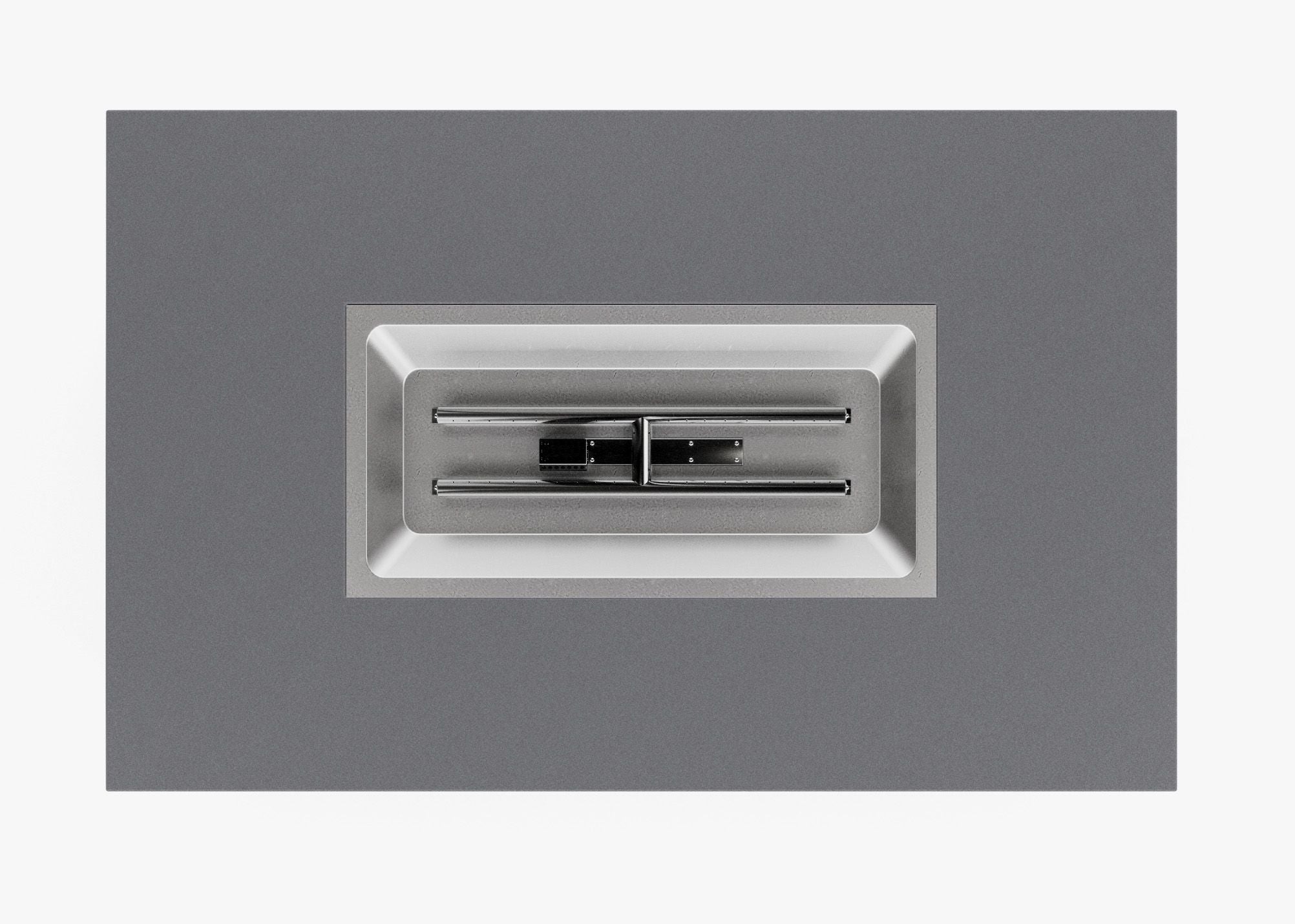 Outdoor Fire Pit Table, side, birds eye view. #title_default title