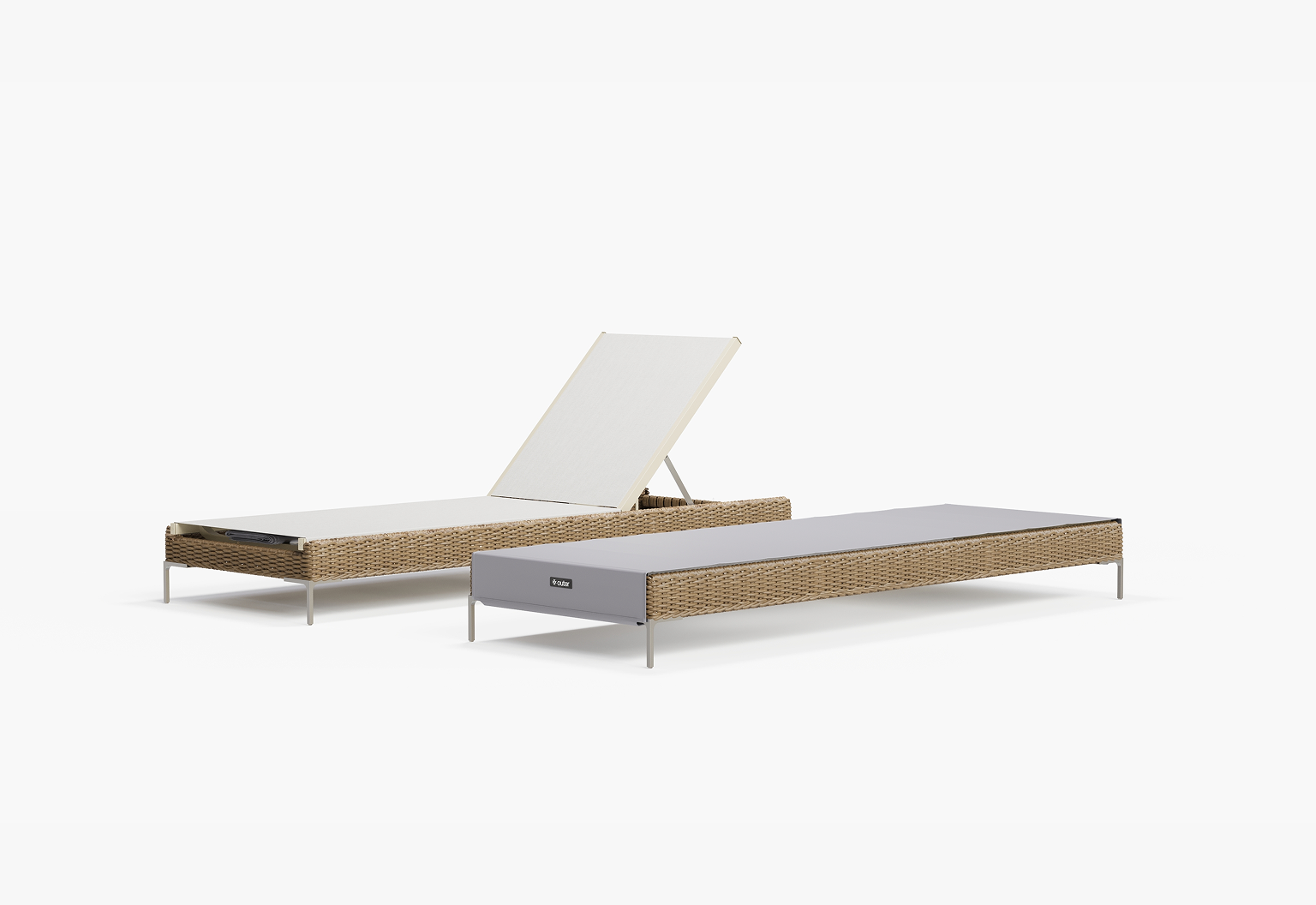 Wicker Outdoor Core Chaise Lounge