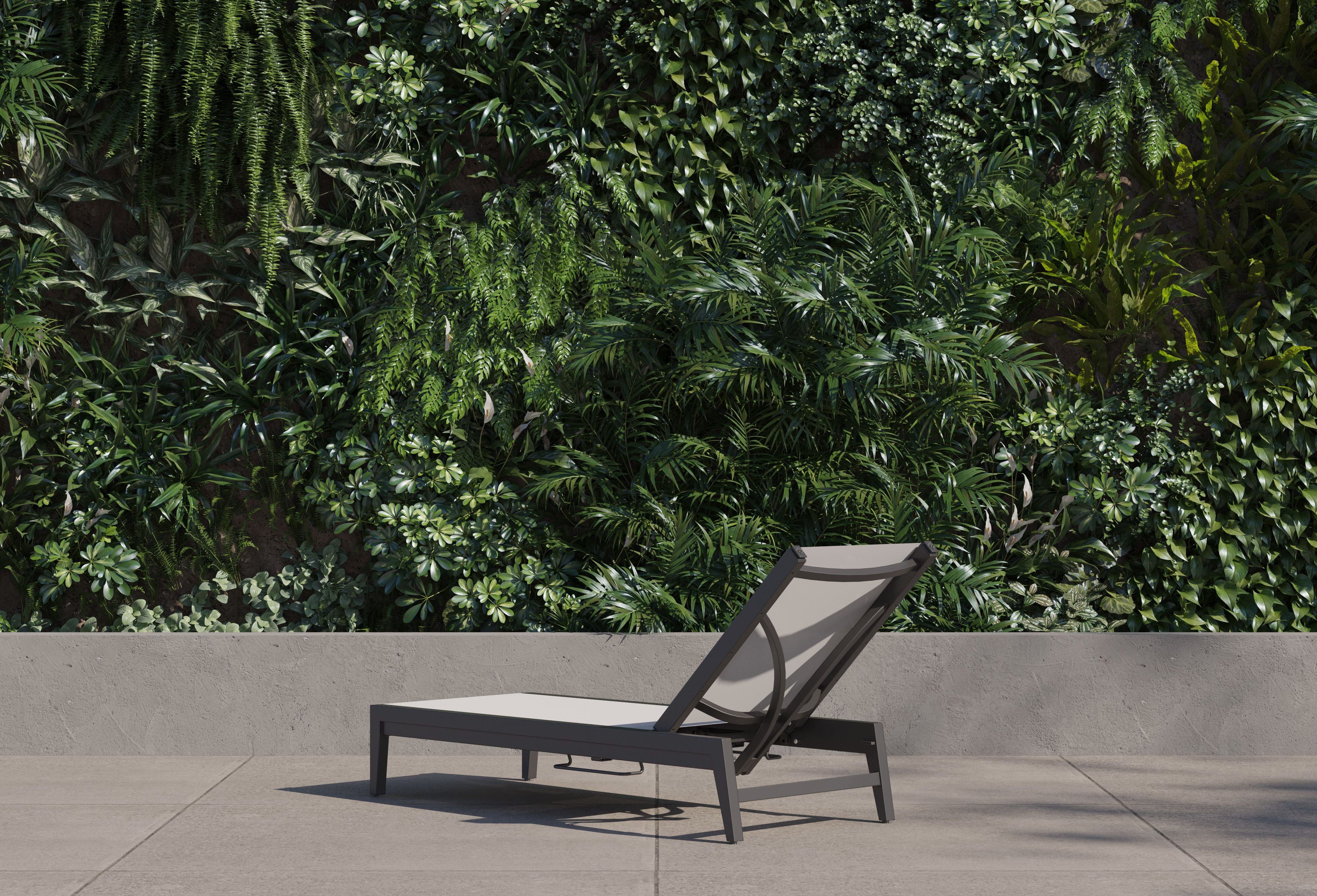 Aluminum Outdoor Infinity Chaise Lounge
