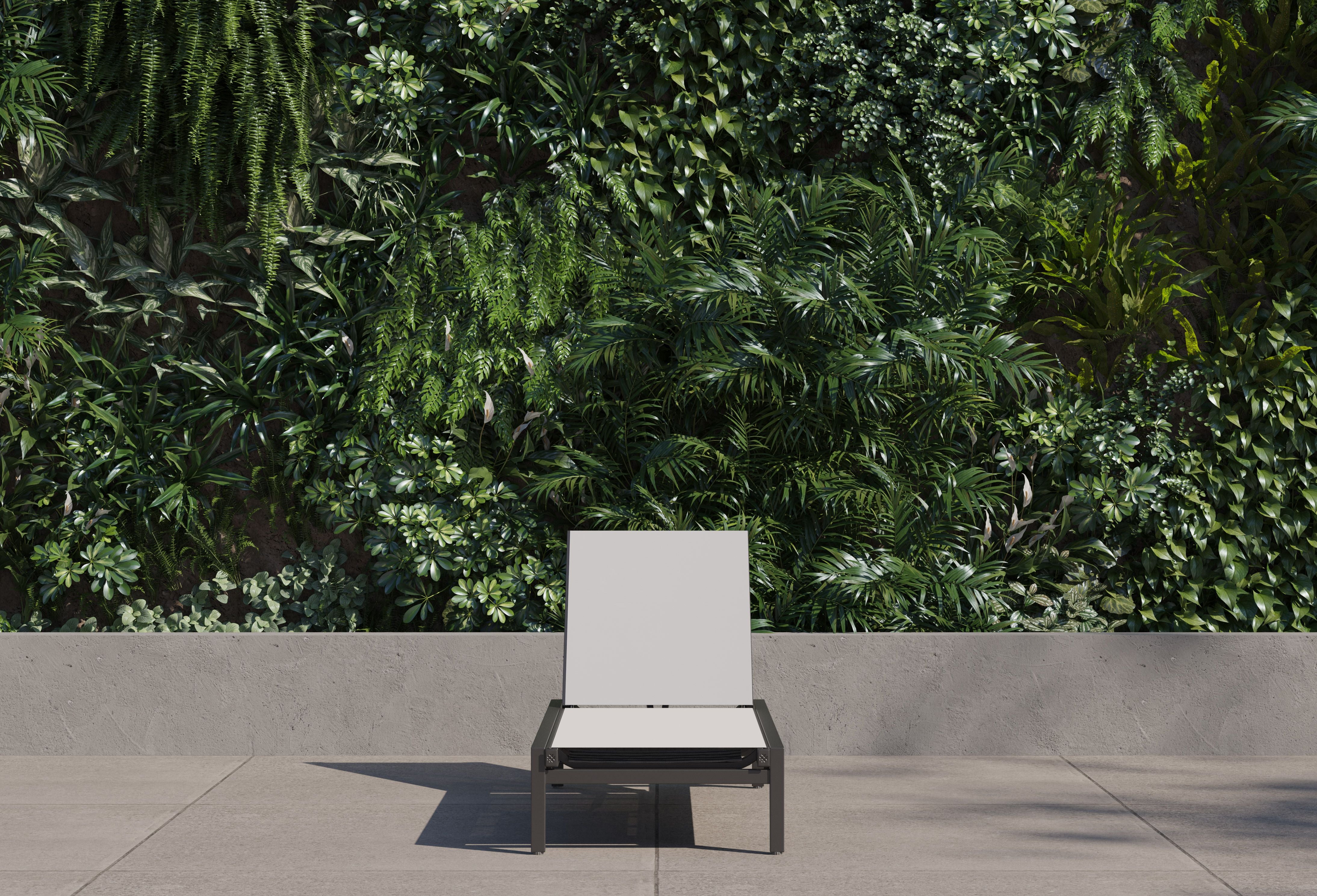 Aluminum Outdoor Infinity Chaise Lounge