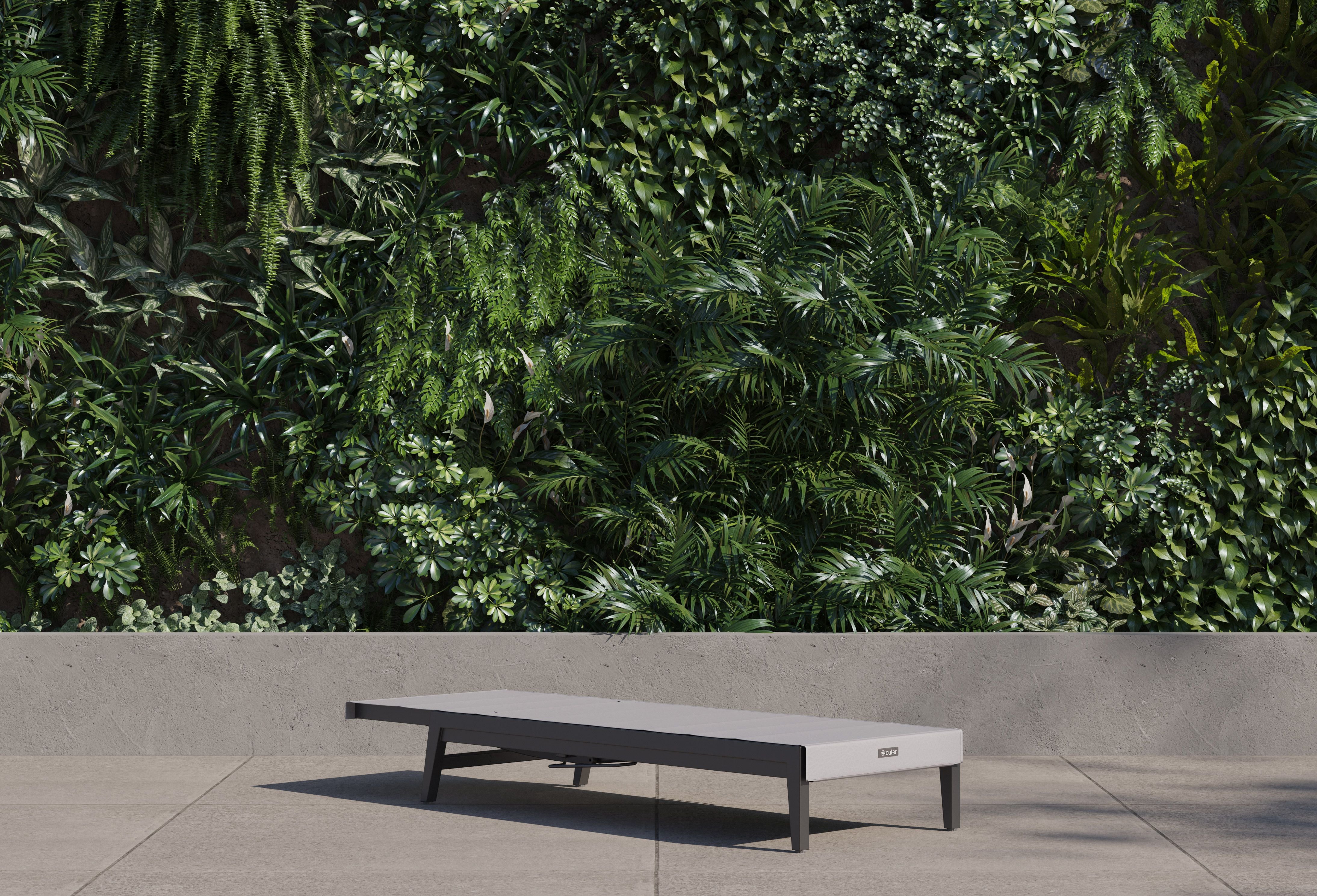 Aluminum Outdoor Infinity Chaise Lounge