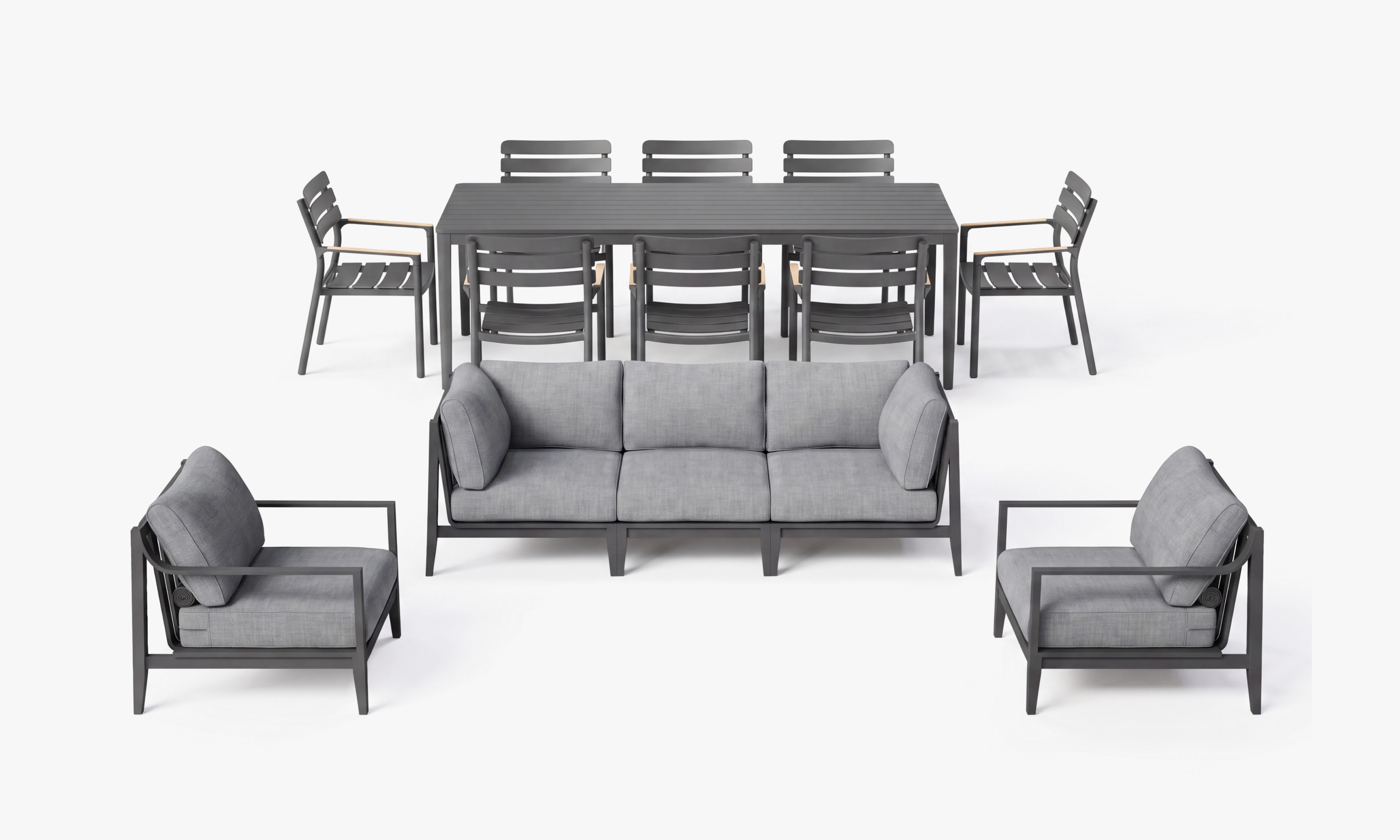Outer-Pacific-Fog-Gray-Charcoal-Aluminum-Sofa_8_Seat-Dining_Set1. #color_pacific fog gray