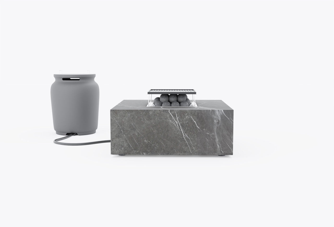 OuterStone Fire Pit Cooking Set + Propane Tank Cover - Square