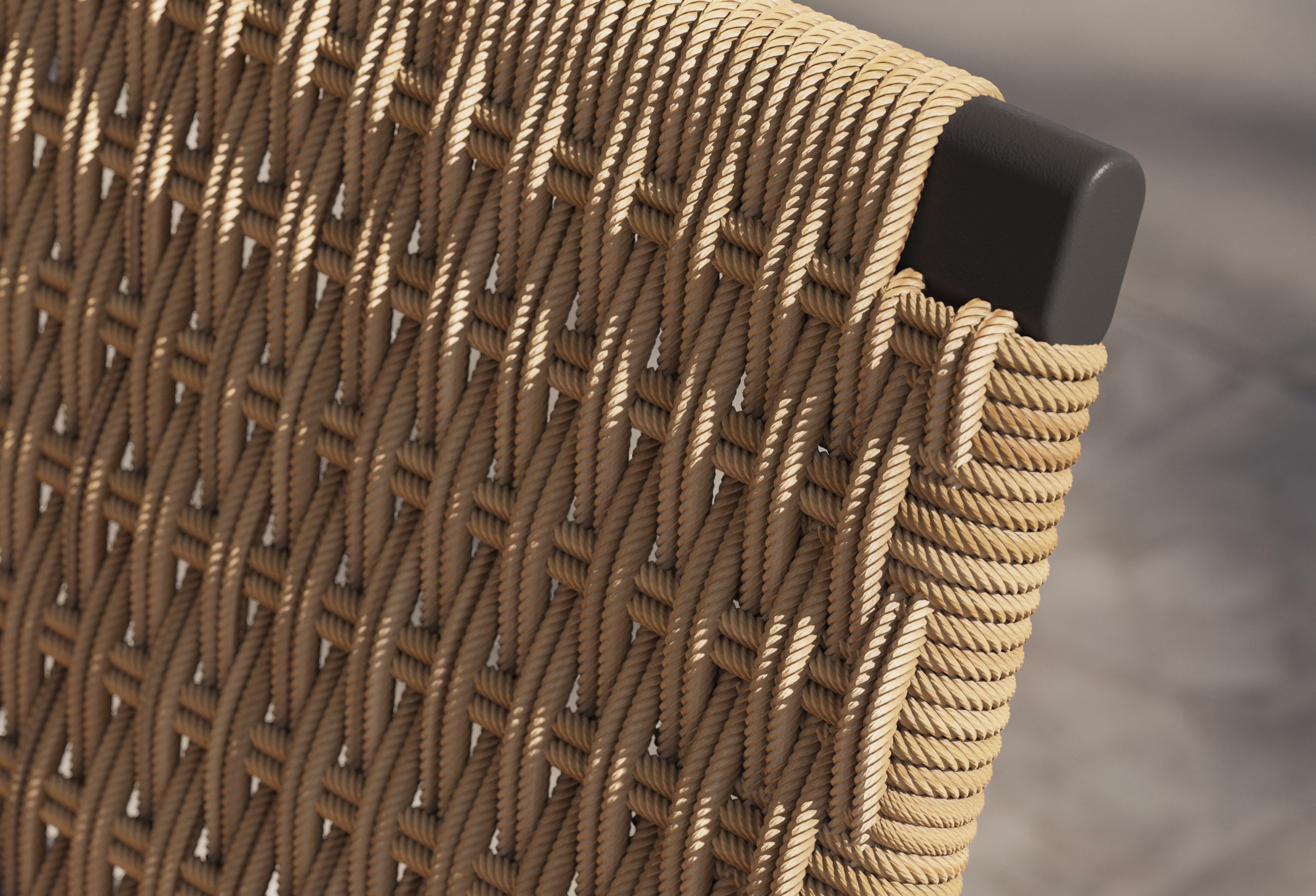 Wicker + Aluminum Flex Loveseat and Conversation Set