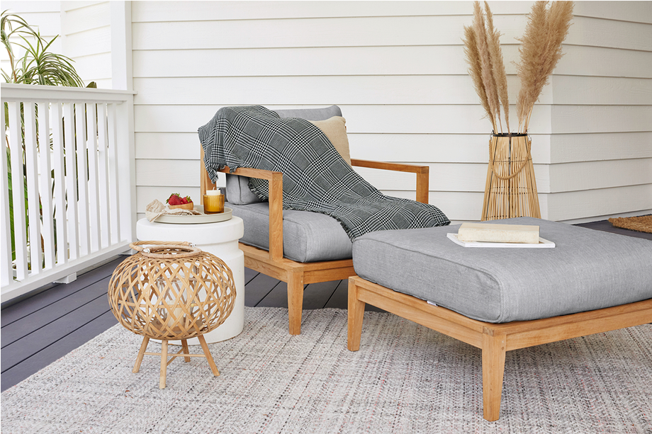 Teak Multifunctional Outdoor Ottoman