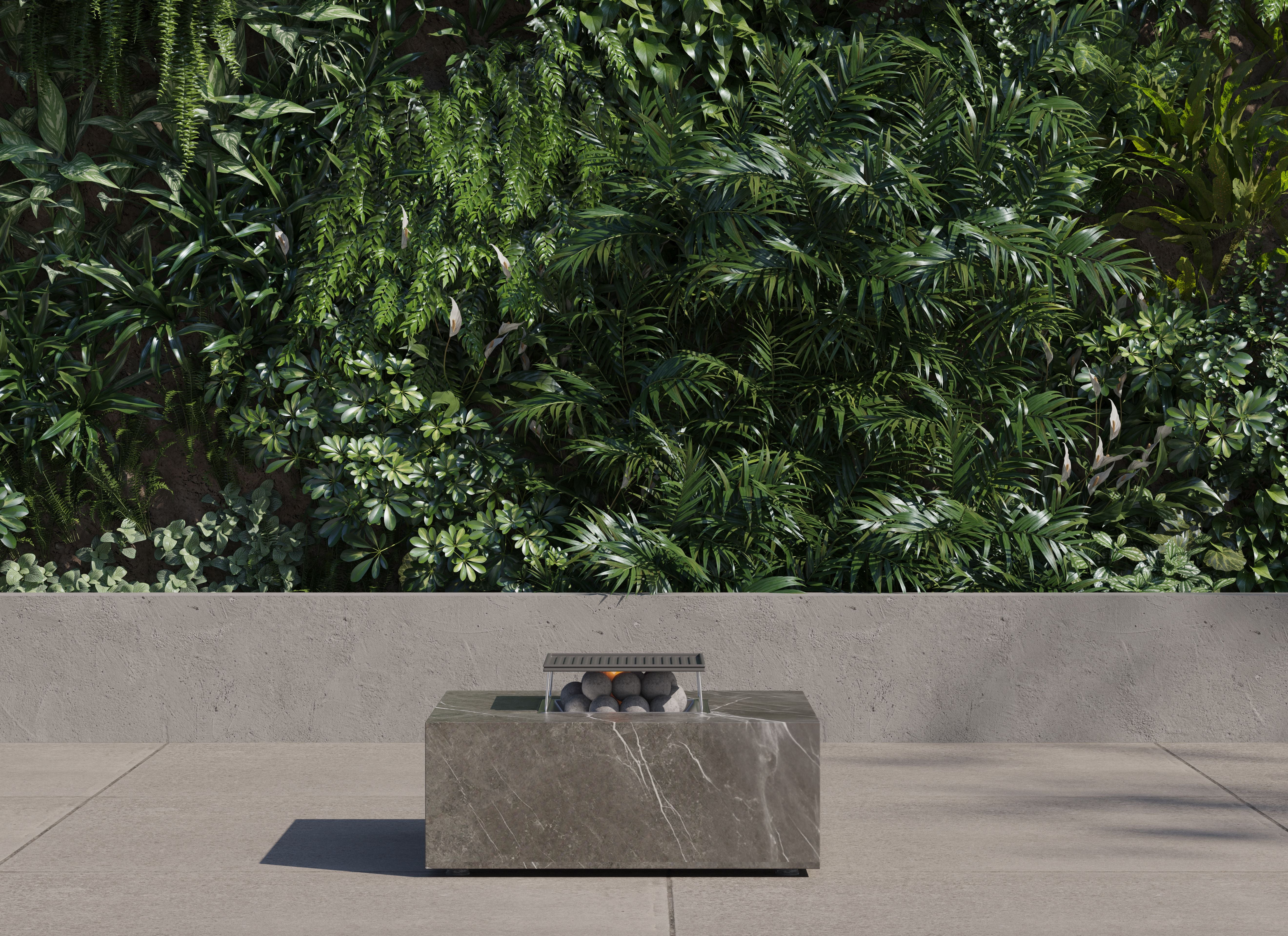 OuterStone Fire Pit Cooking Set - Square #style_natural gas