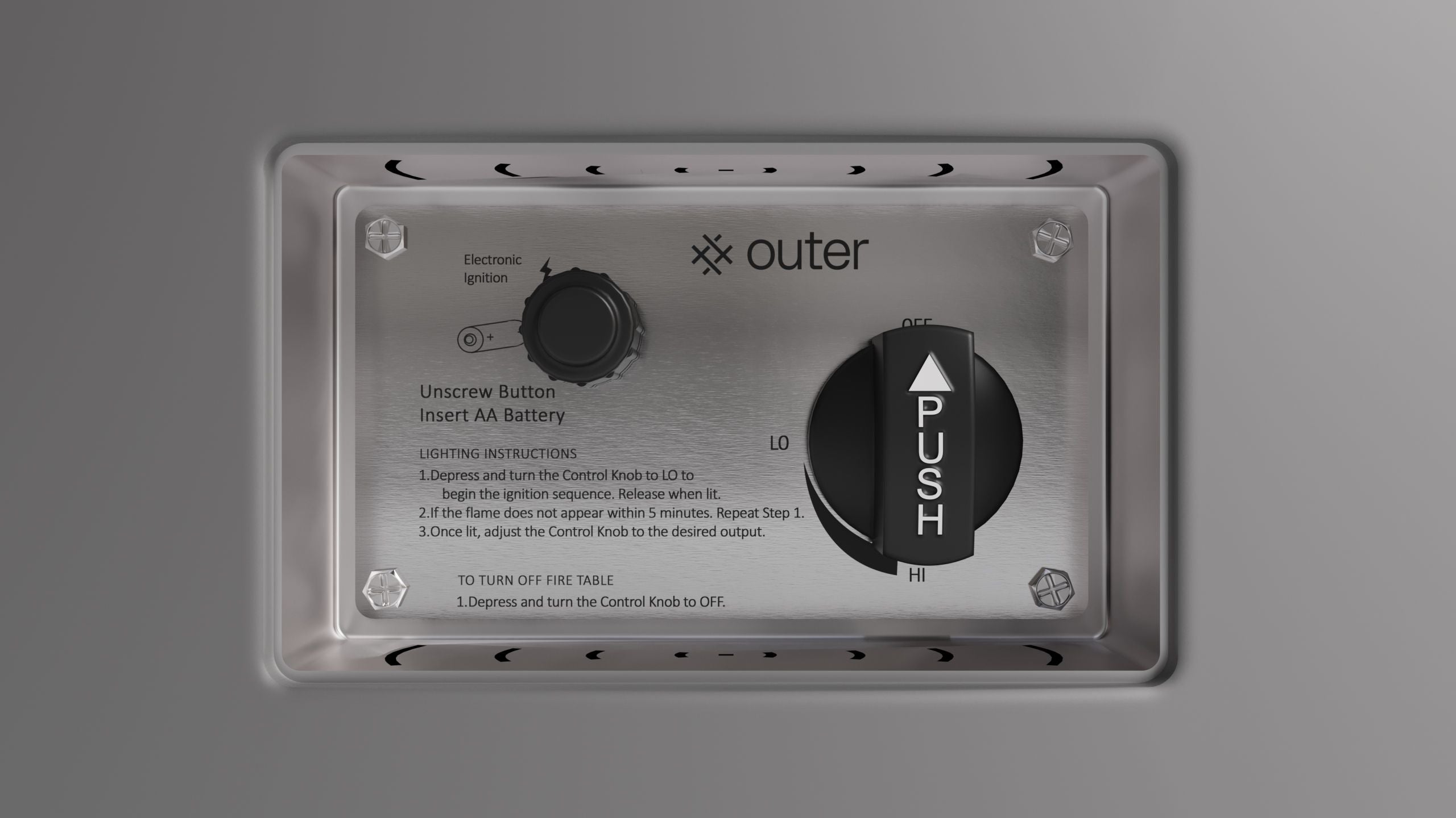 Concrete Fire Pit Table Cooking Set + Propane Tank Cover - Round