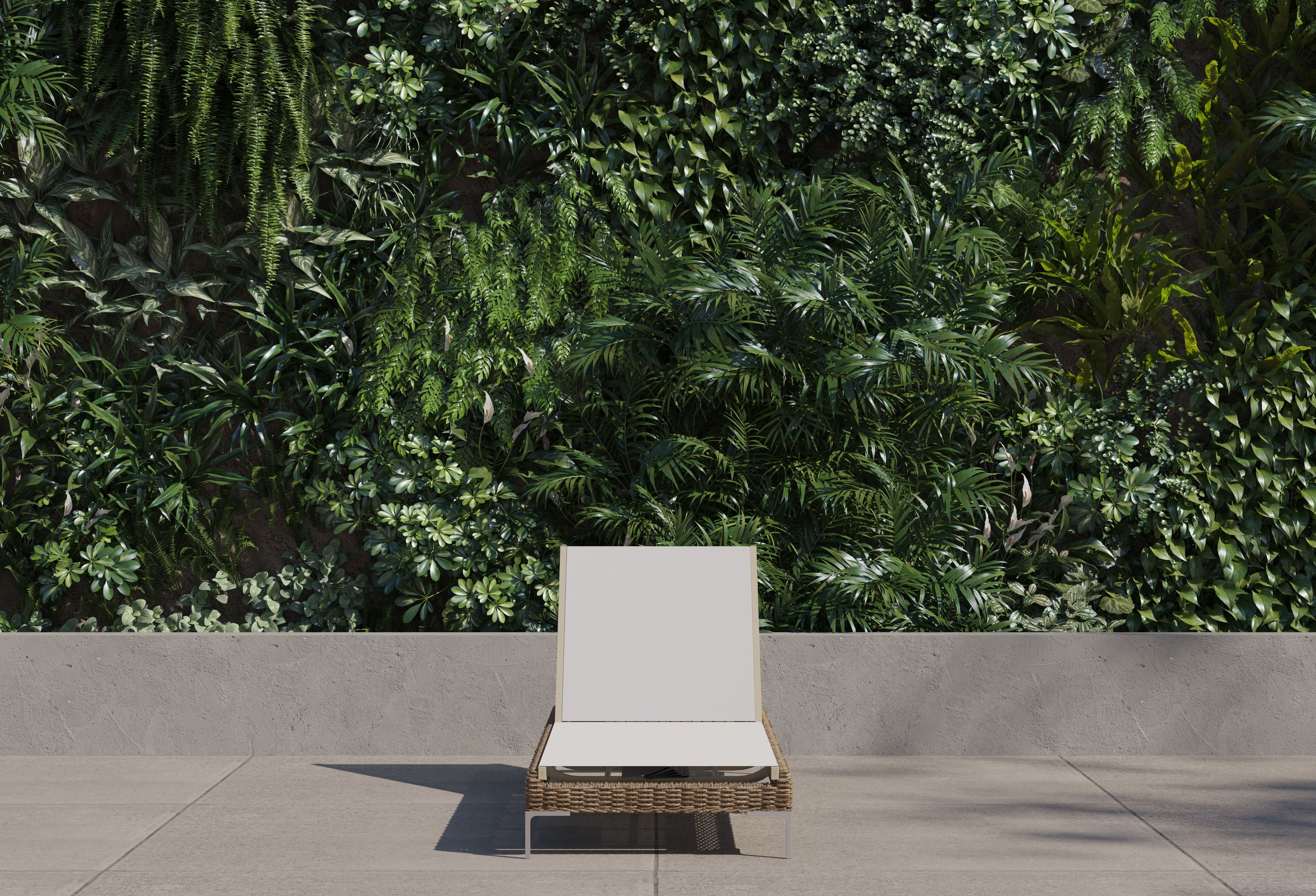 Wicker Outdoor Core Chaise Lounge #color_brown wicker