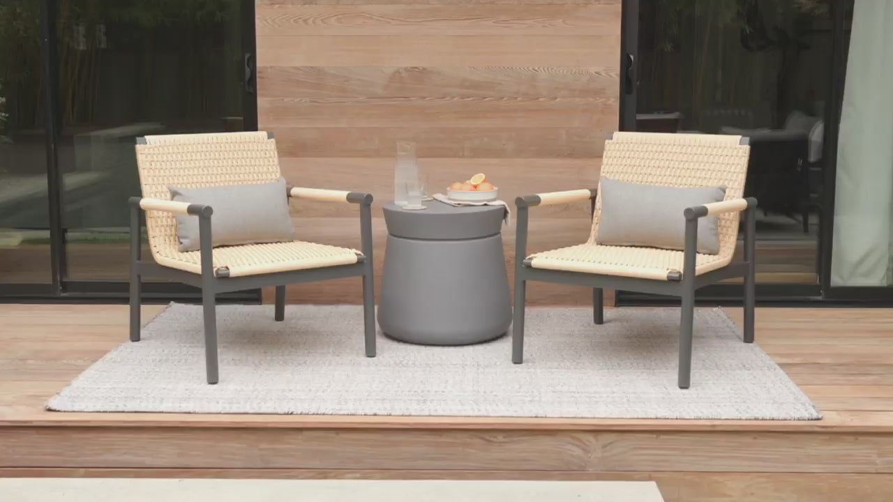 Wicker + Aluminum Flex Loveseat