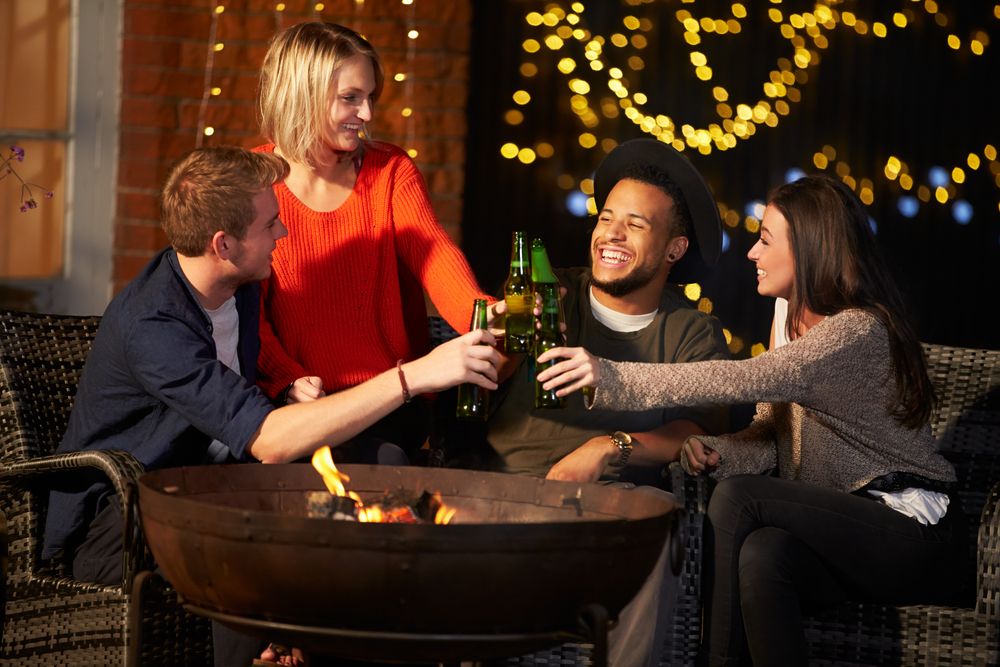 Fire Pit Ideas with Swings | Outer