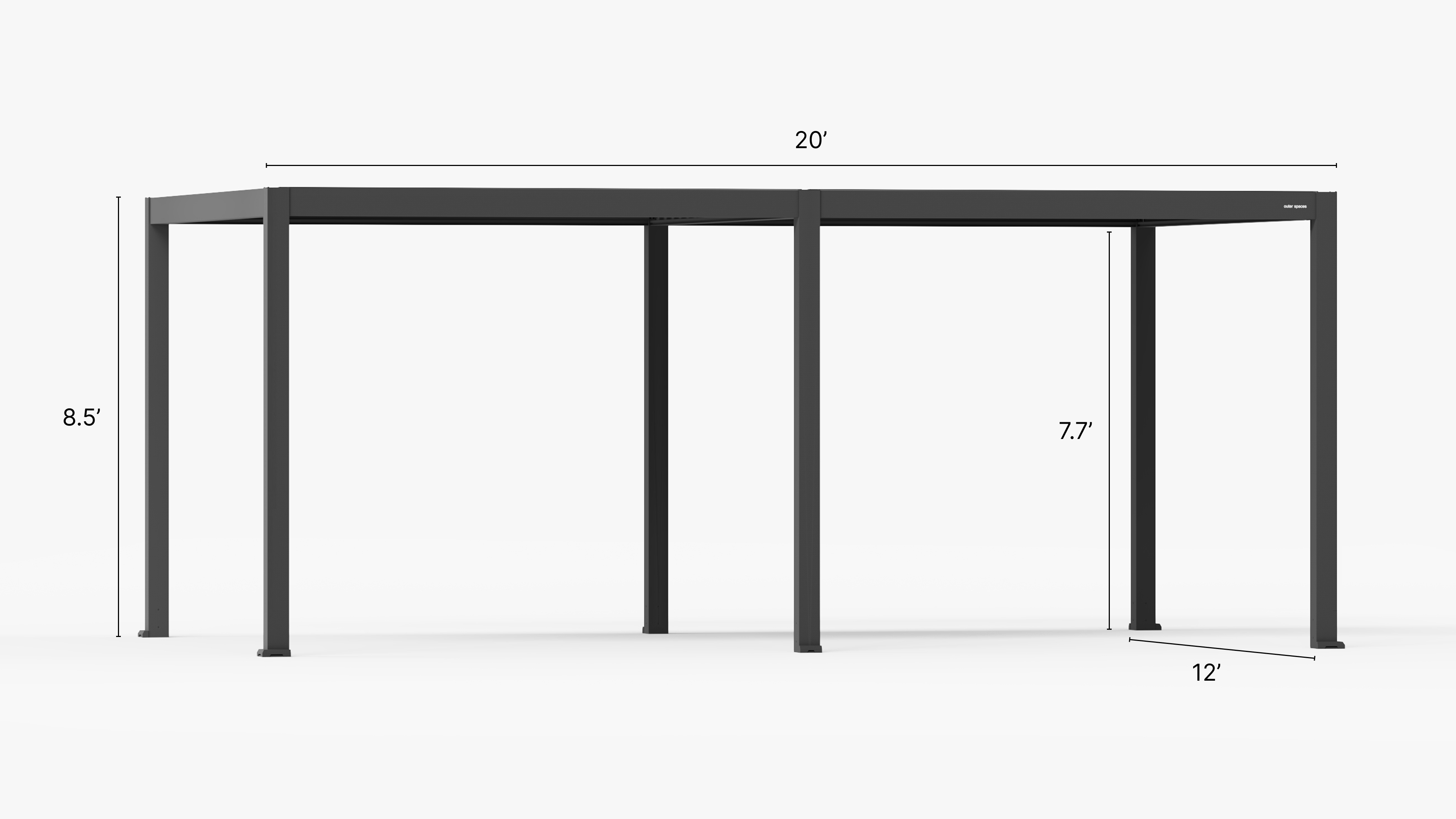 The Outer Pergola - 12' x 20'