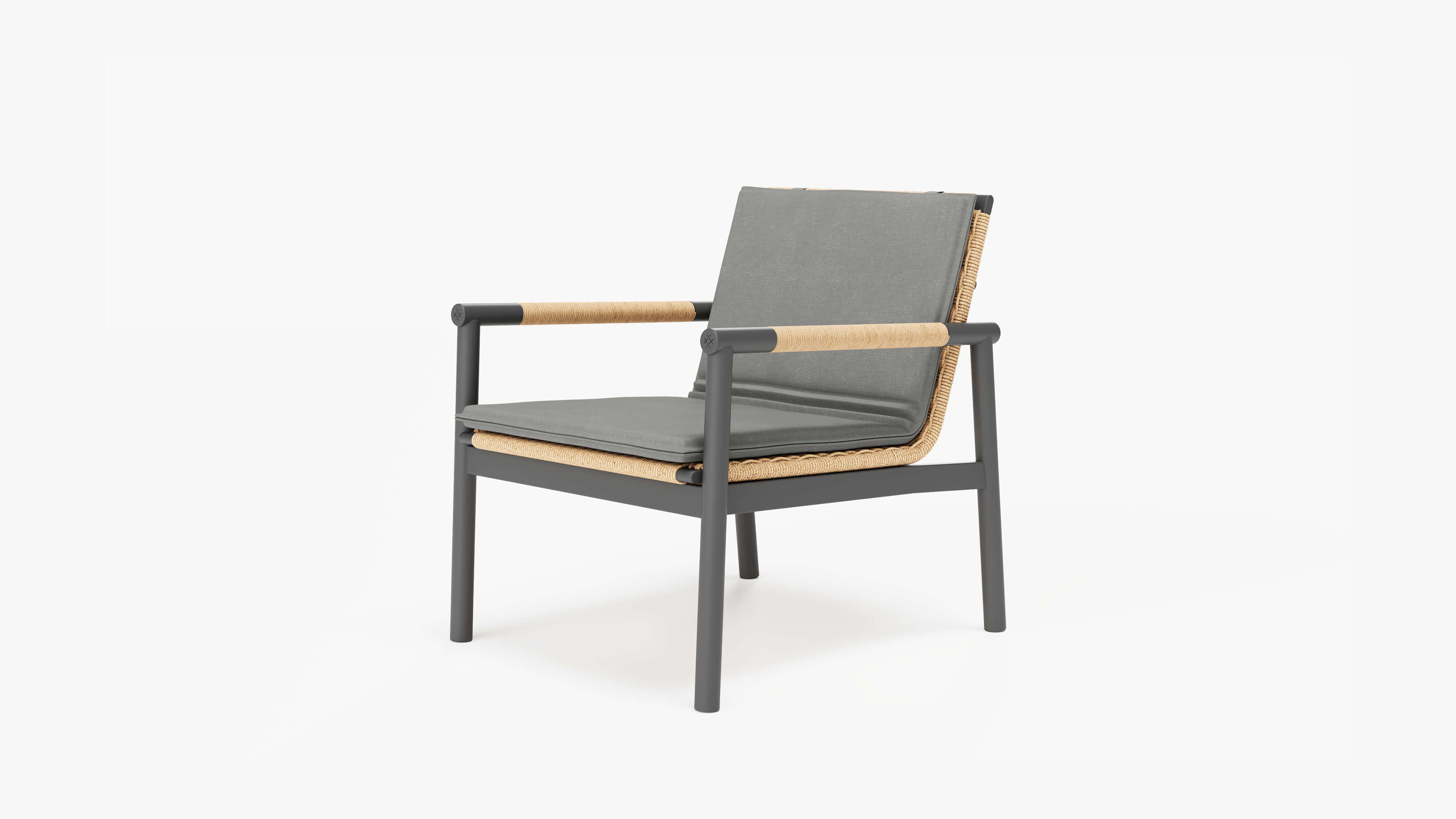 Cushion for Flex Armchair #color_dark pebble gray