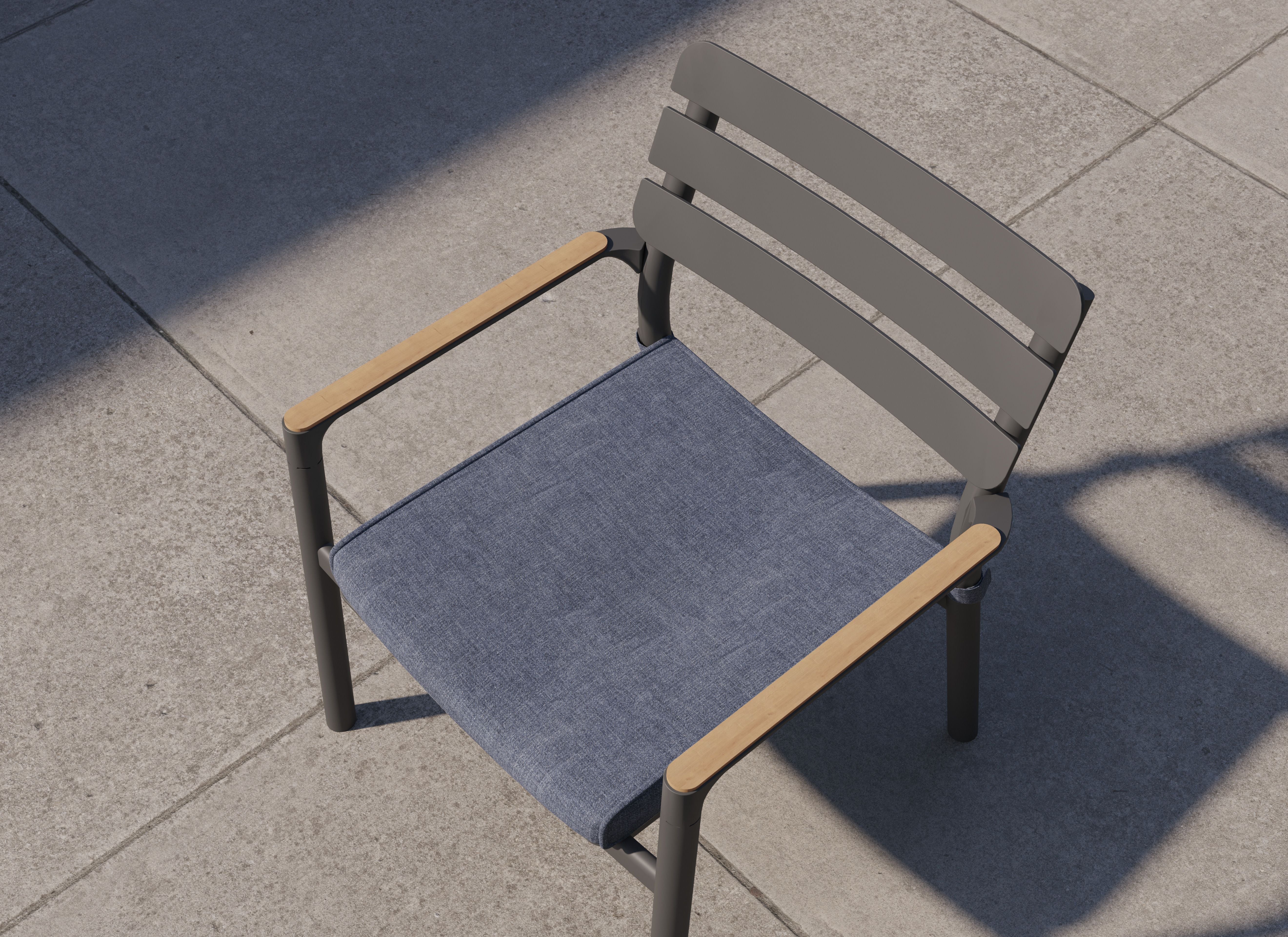 595 Dining Chair Cushion #color_deep sea navy