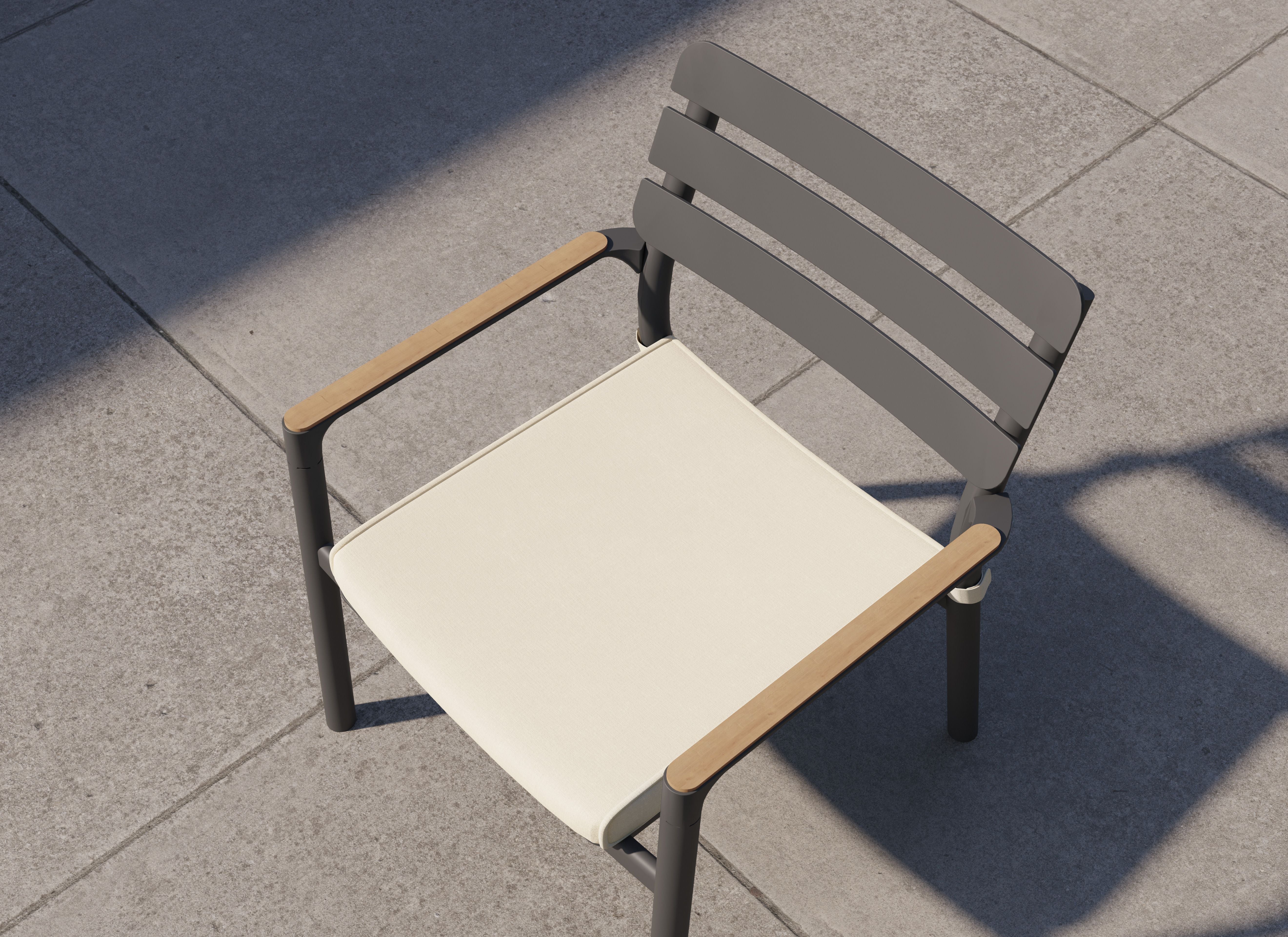 595 Dining Chair Cushion #color_palisades cream