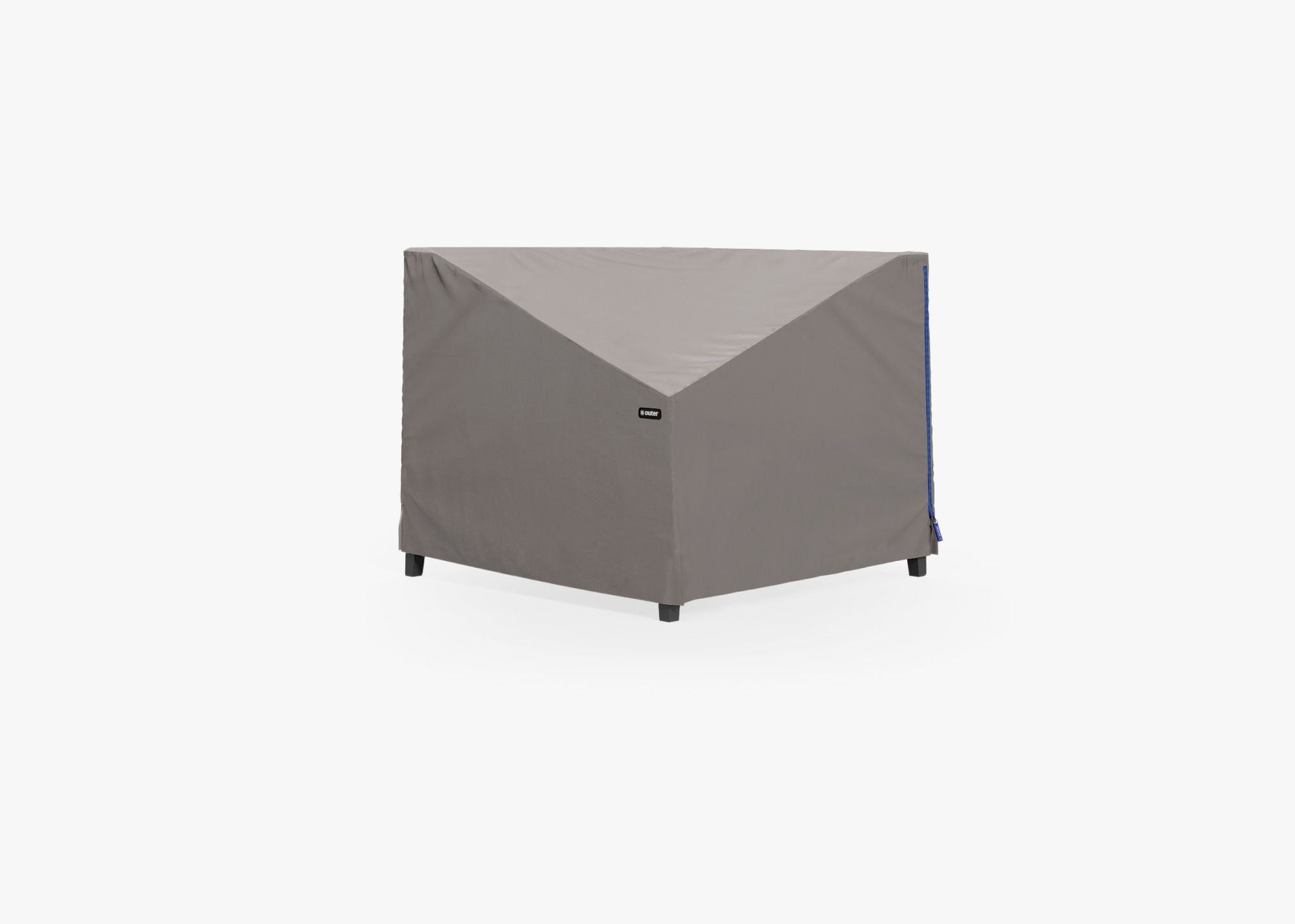 Cover for Aluminum Sectional Chair - Right, front. Custom fit weather protection for your Outer outdoor furniture. #title_default title