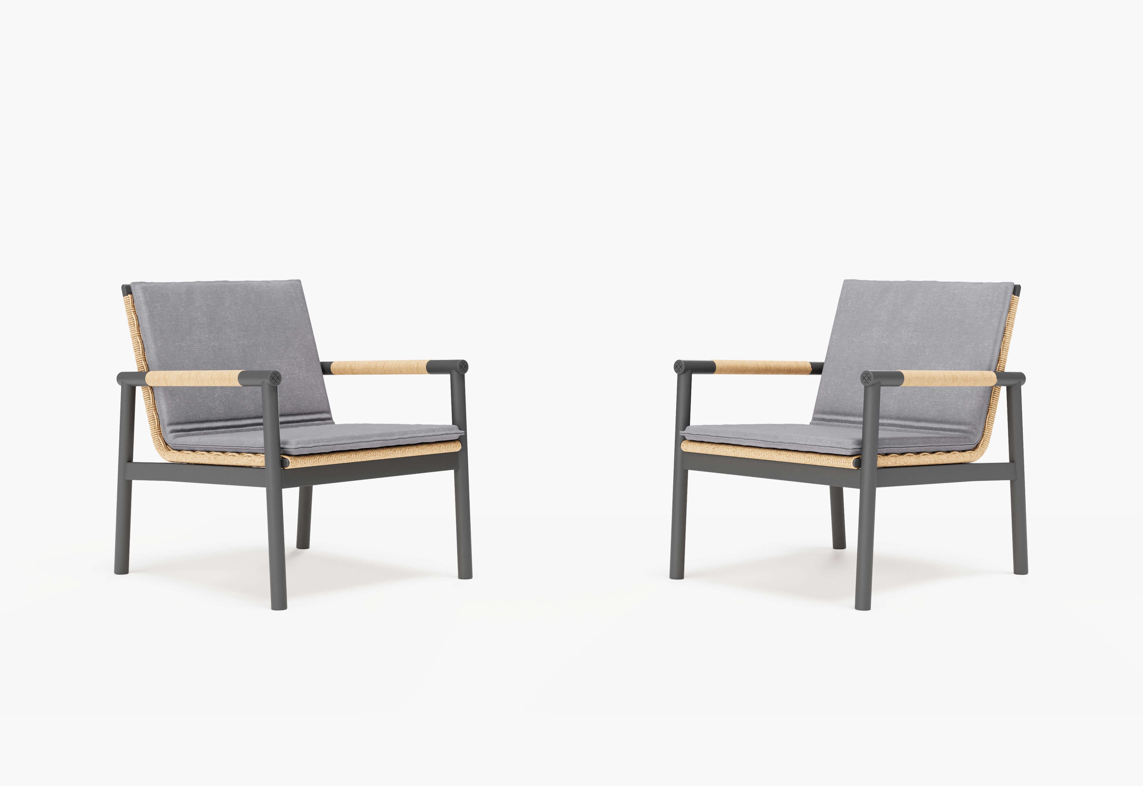 Cushions for Flex Conversation Set #color_pacific fog gray