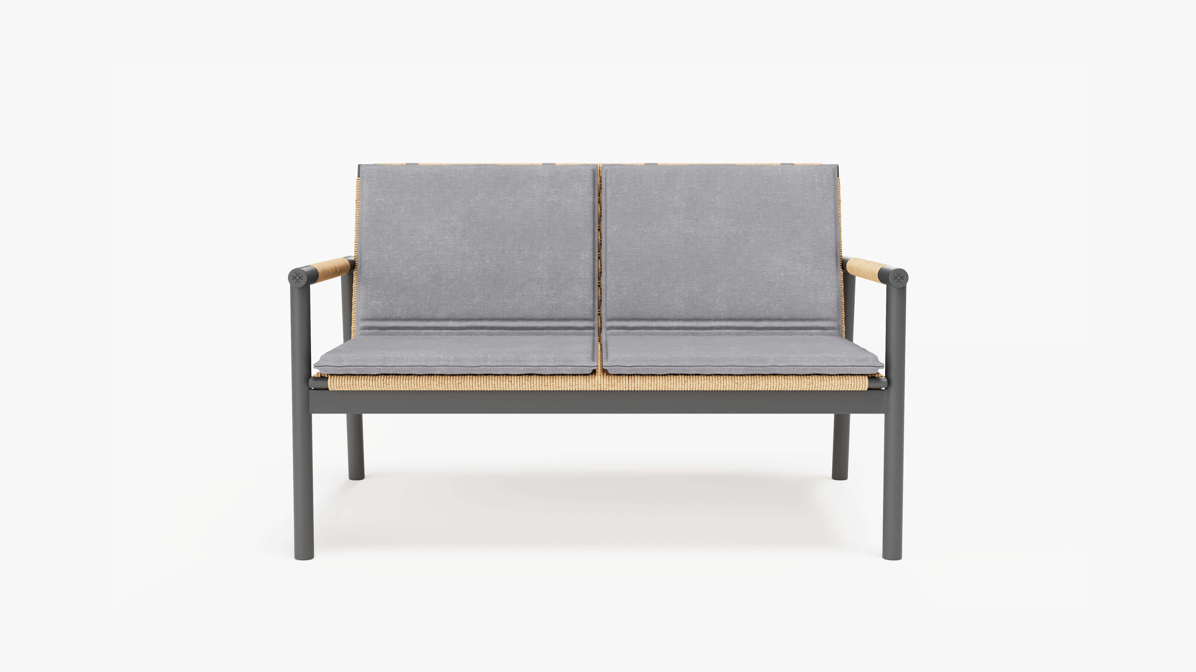 Cushions for Flex Loveseat #color_pacific fog gray