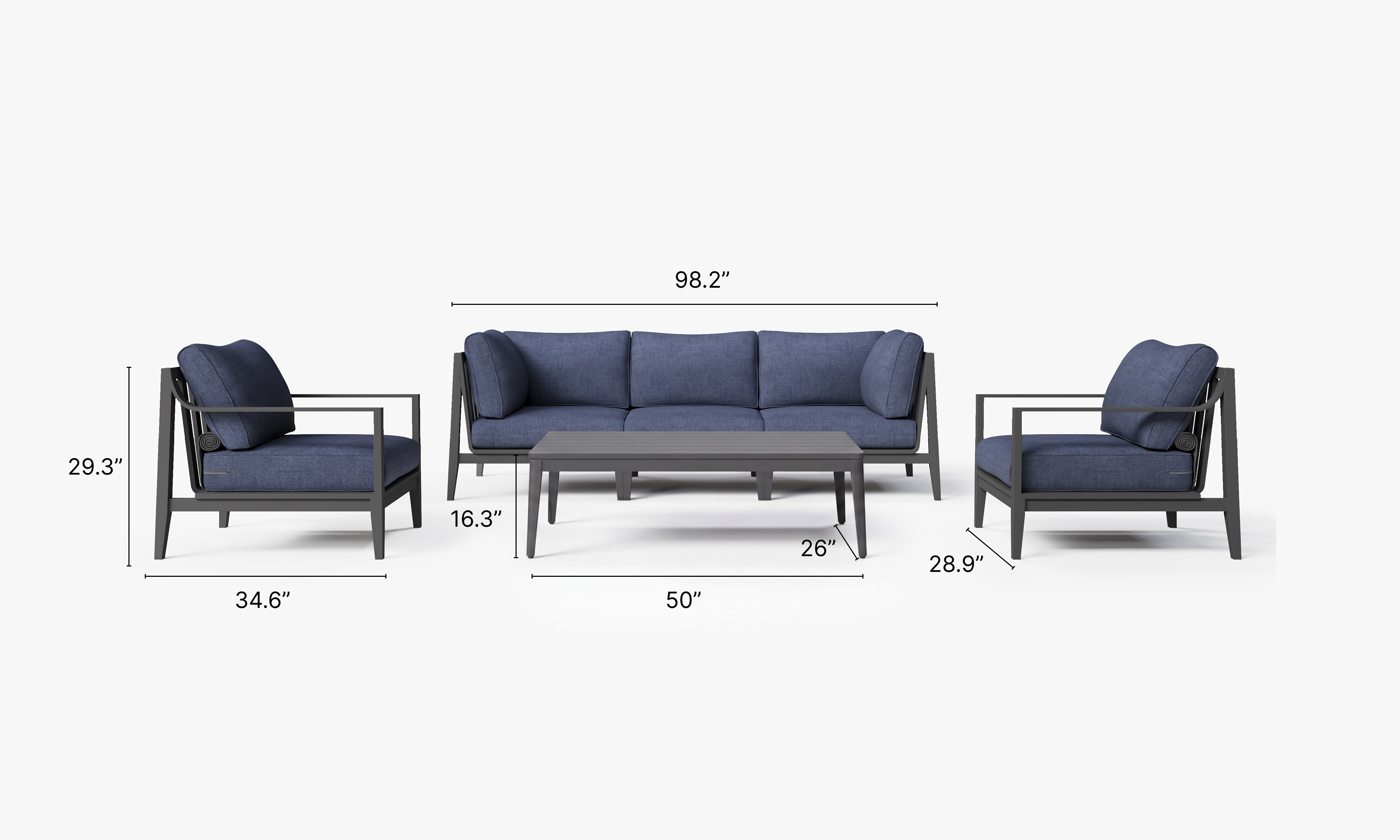 Outer-Deep--Sea-Navy-Charcoal-Aluminum-Sofa_Coffee-Table-Set2. #color_deep sea navy