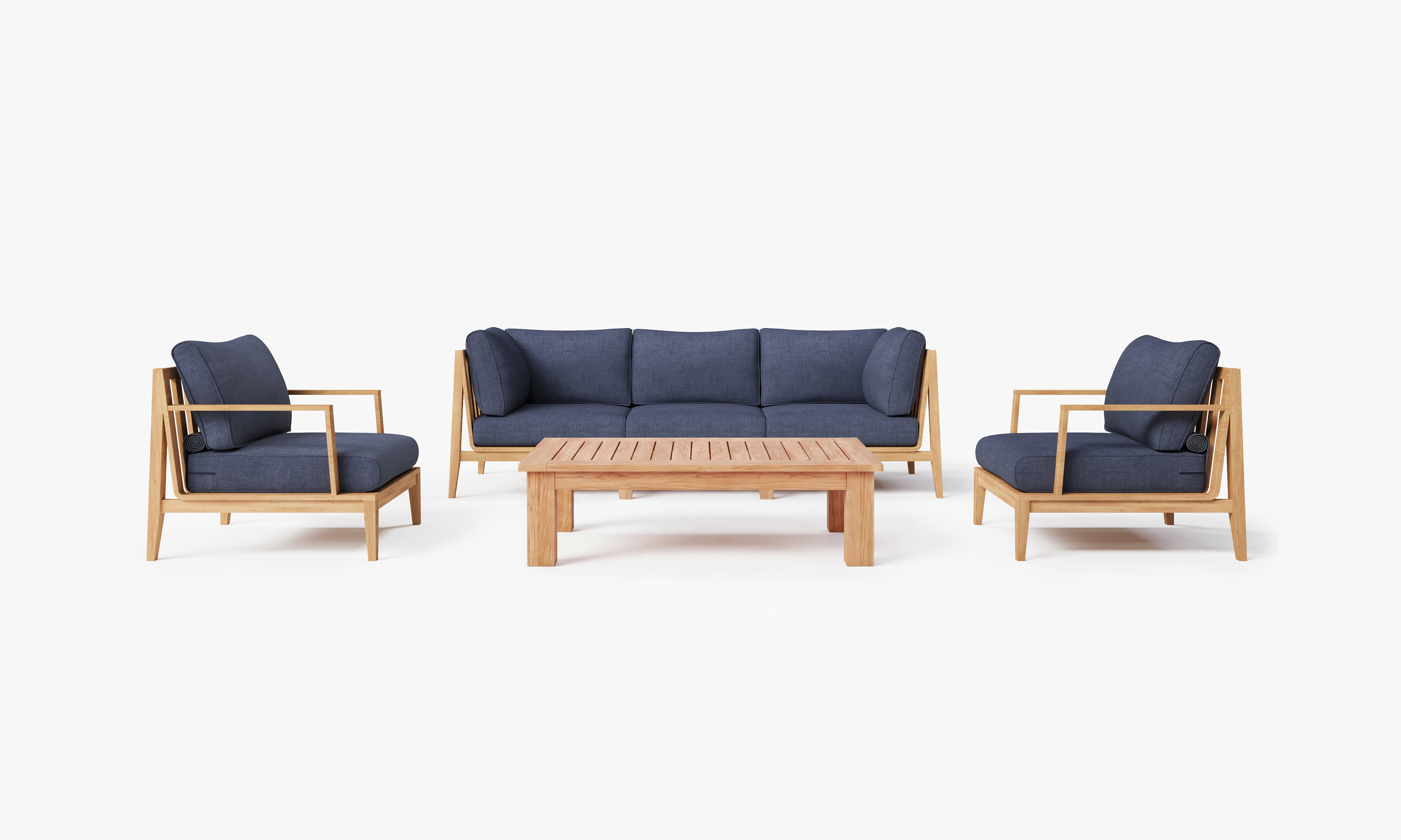 Outer-Deep-Sea-Navy-Teak-Sofa_Coffee-Table_Set1. #color_deep sea navy