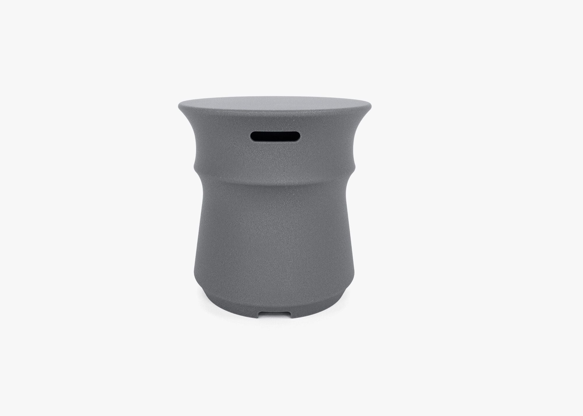 Outer's lightweight concrete outdoor propane tank cover. #title_default title