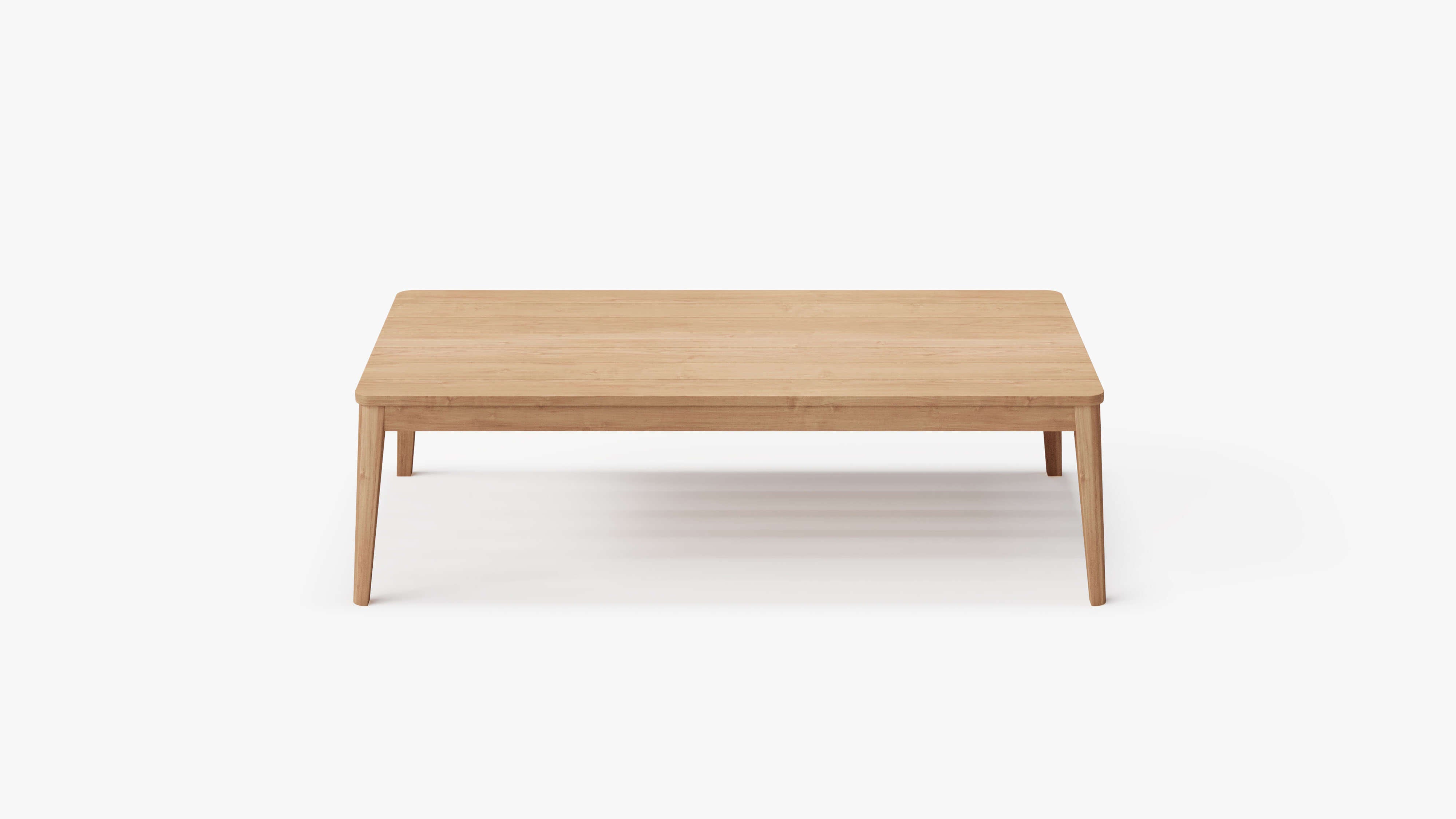 Teak Outdoor Coffee Table - Tapered Leg #title_default title