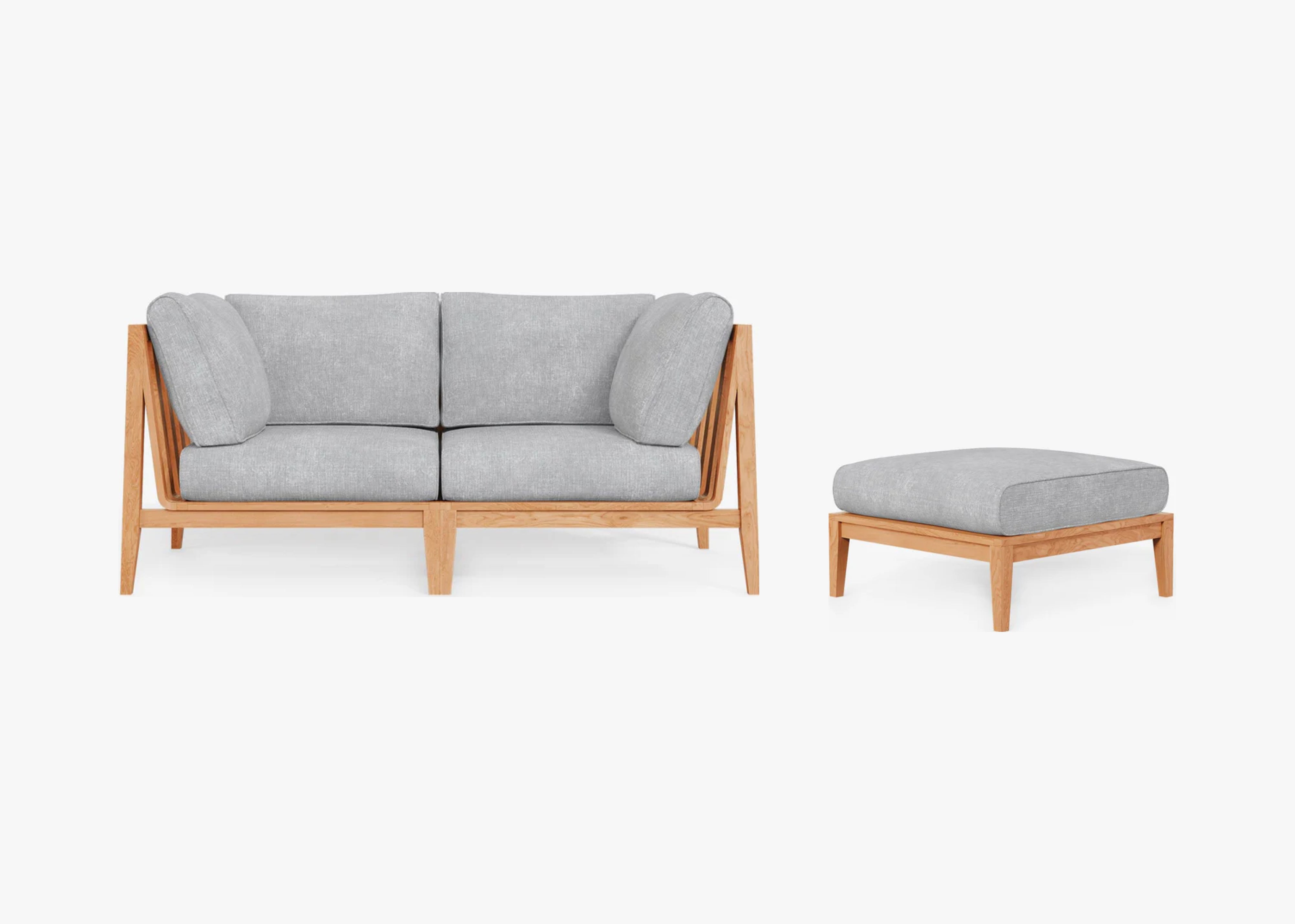 Teak Outdoor Cozy Pair