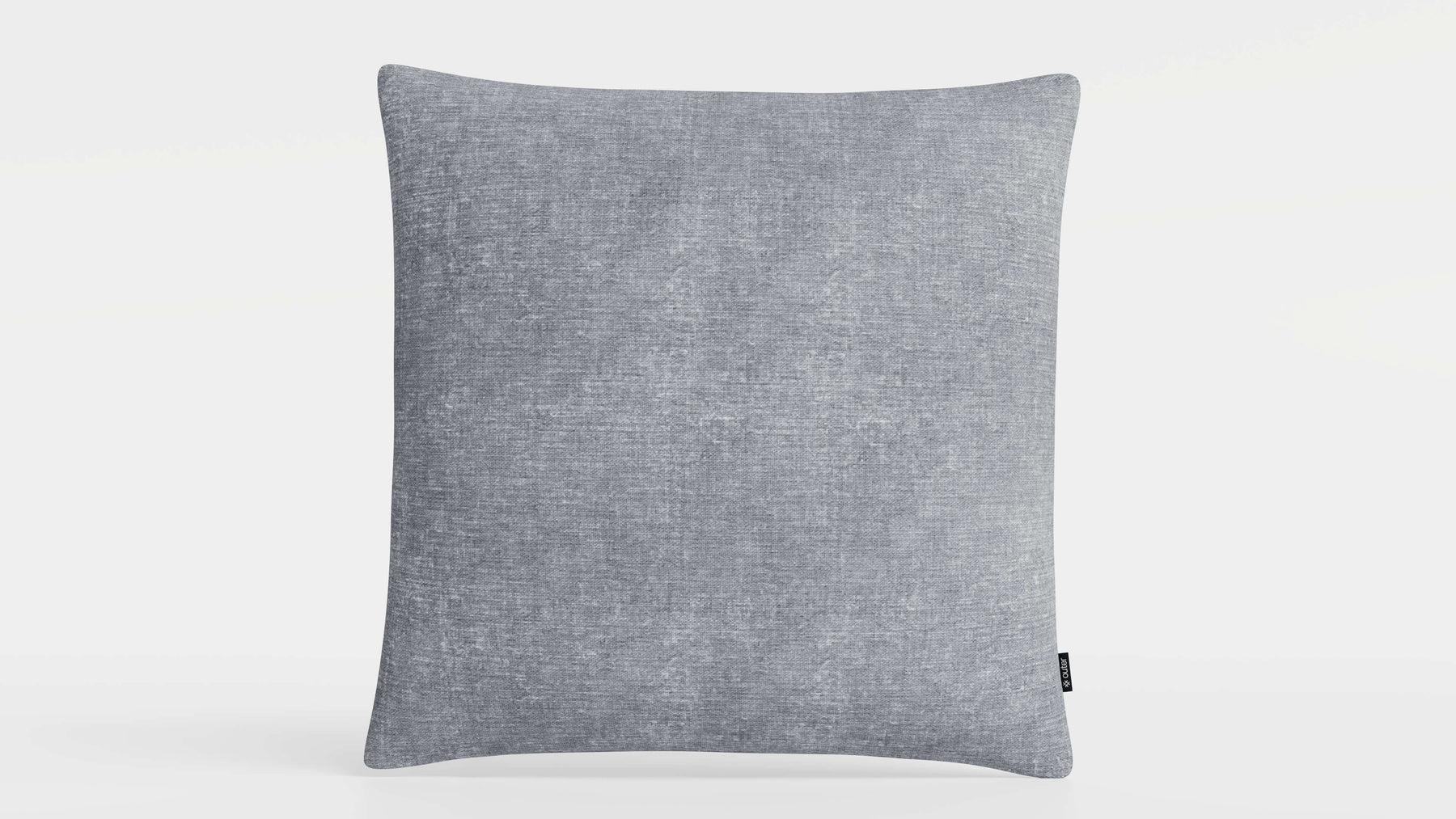 OuterWeave outdoor throw pillow in Pacific Fog Gray