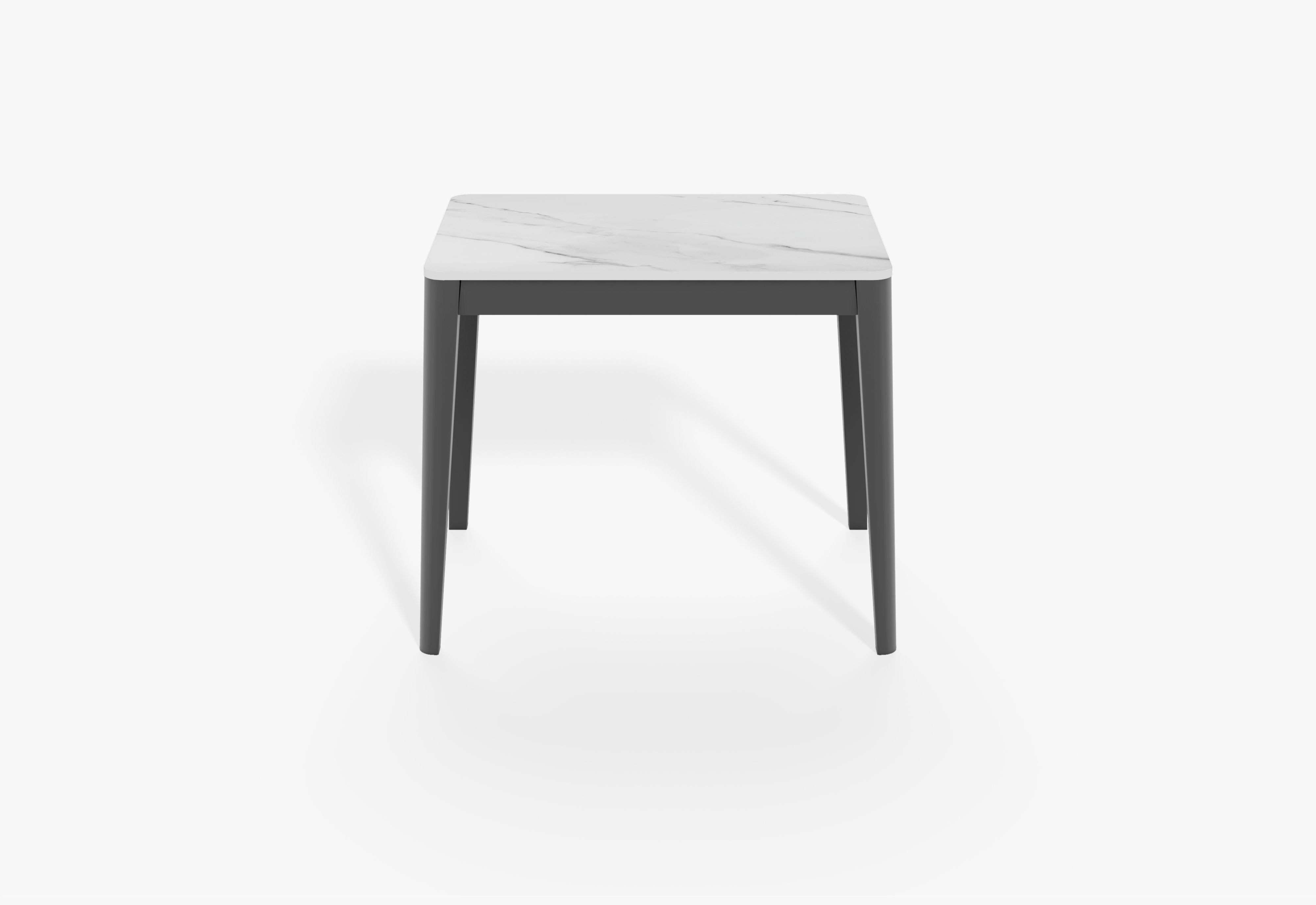 OuterStone Side Table in Glacier White. #style_rectangular