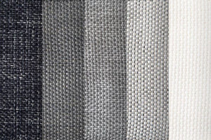 Outer outdoor fabric swatches showing multiple cushion fabric colors