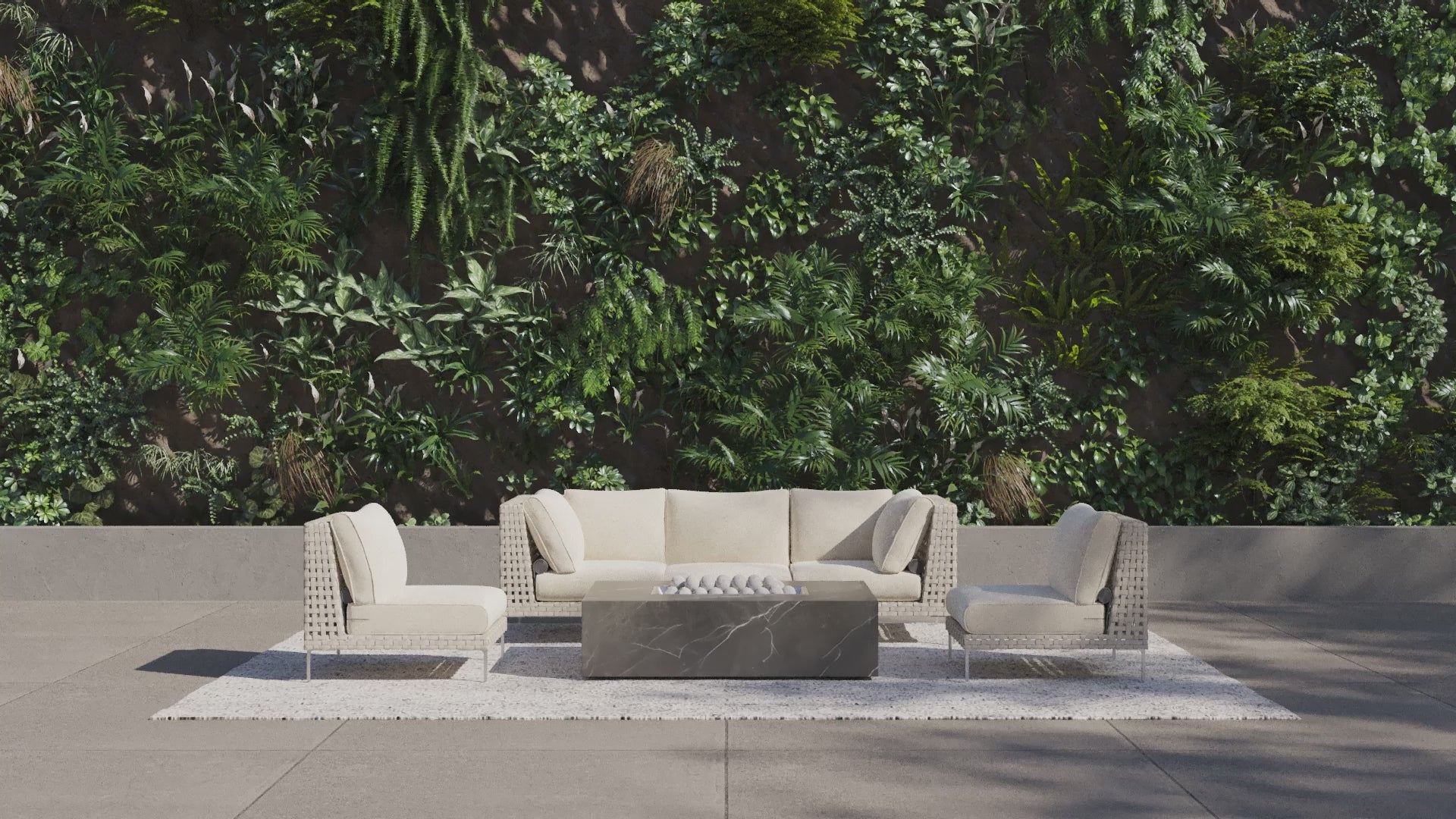 Infinitely modular outdoor sofa